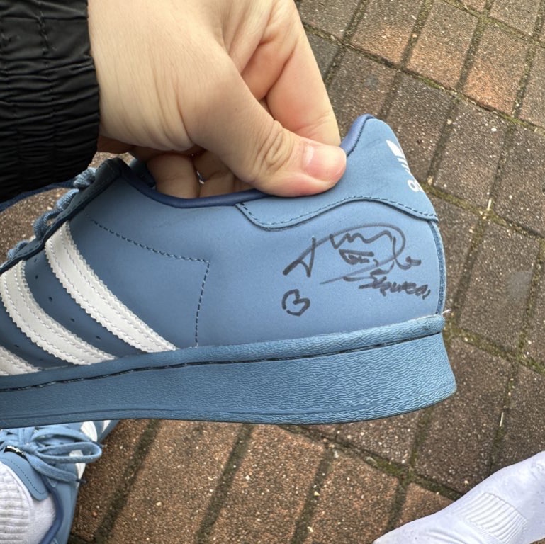 Adidas x Atmos x Daiki Tsuneta Superstar Altered Blue 착용 스타일 - 2