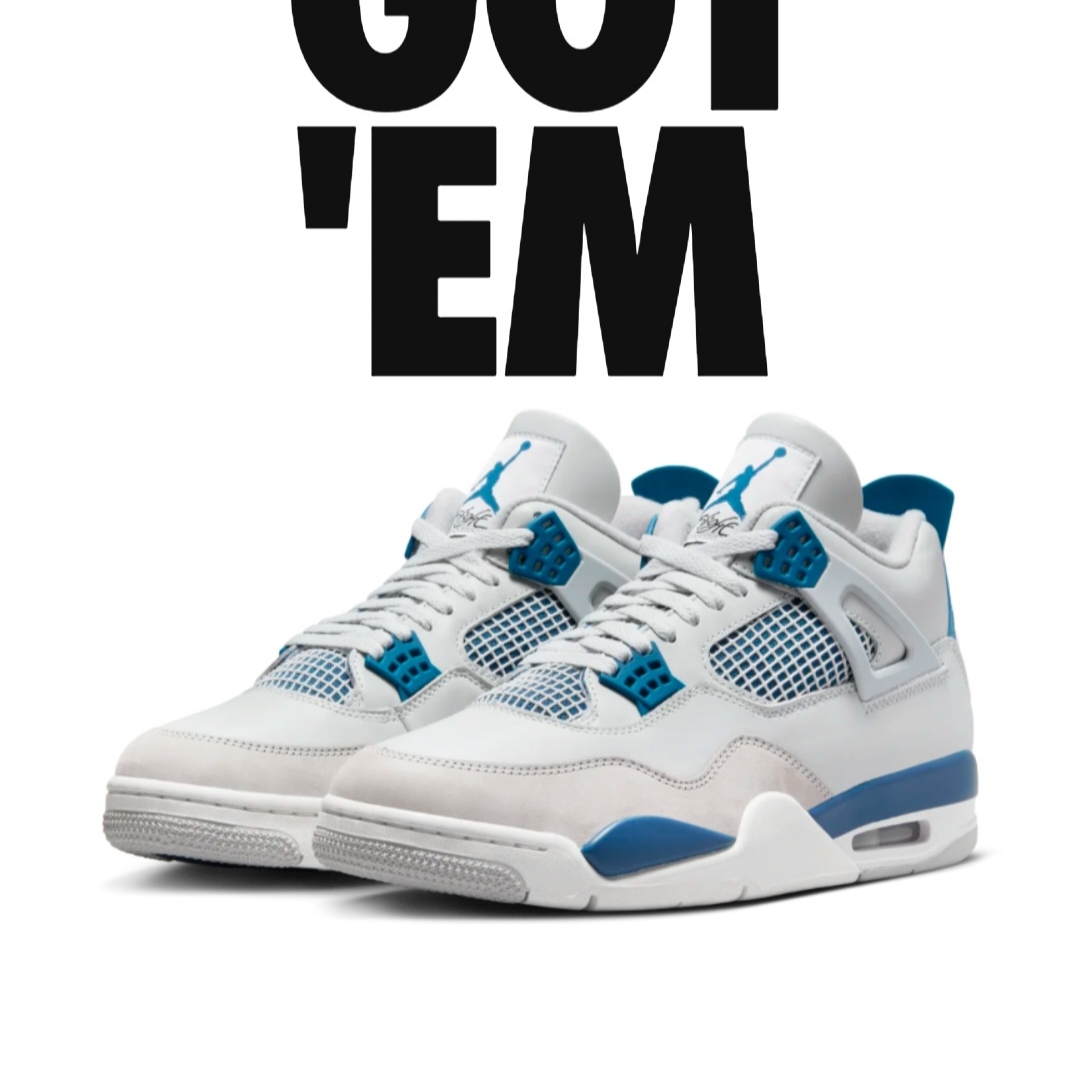Jordan 4 Retro Industrial Blue 착용 스타일