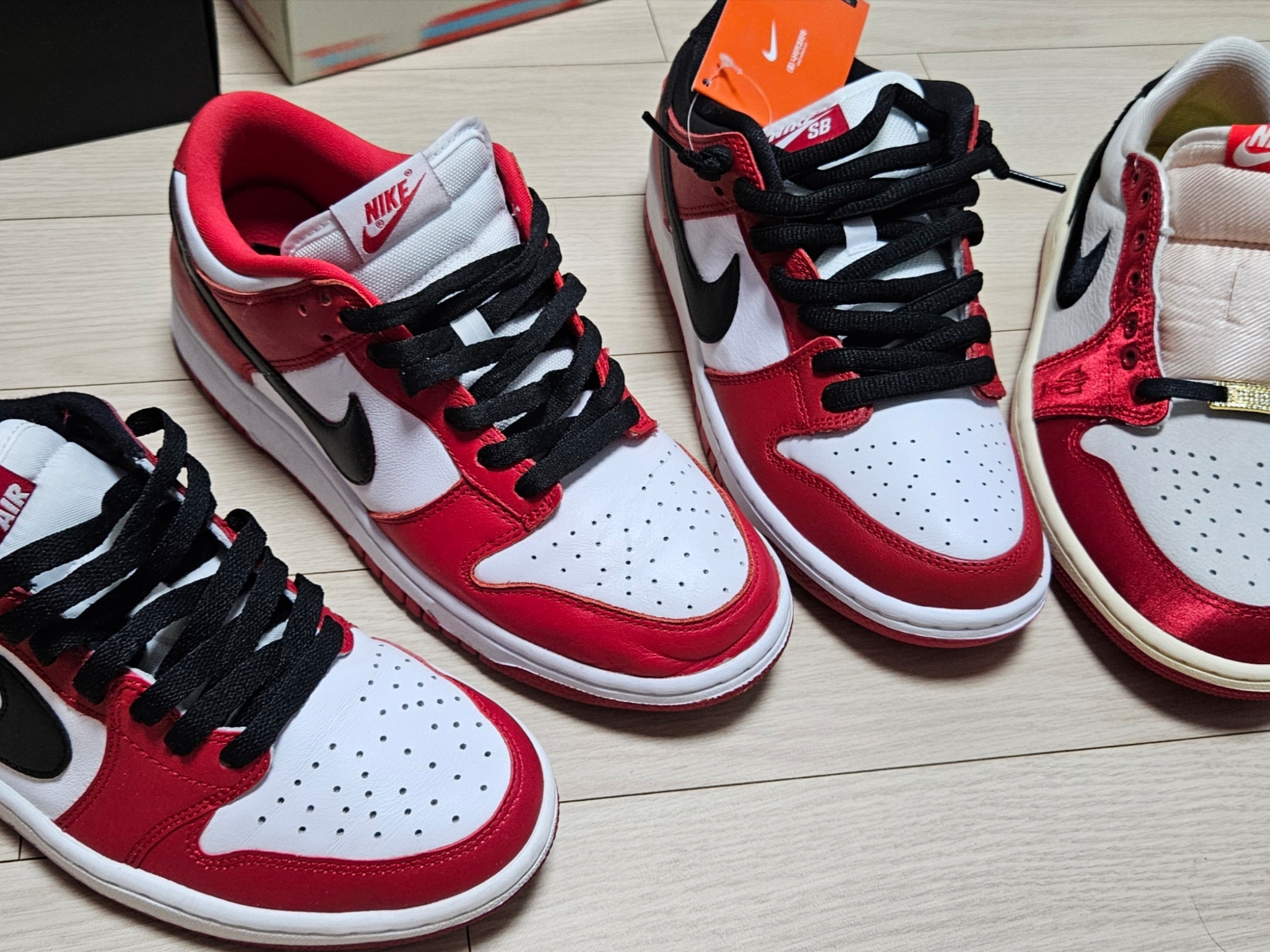 Jordan 1 Retro Low OG Chicago 2016, Nike SB Dunk Low Pro Chicago 착용 스타일 - 6