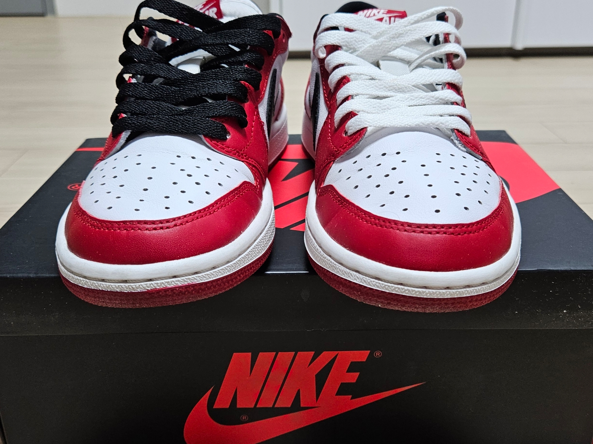 Jordan 1 Retro Low OG Chicago 2016, Nike SB Dunk Low Pro Chicago 착용 스타일 - 4