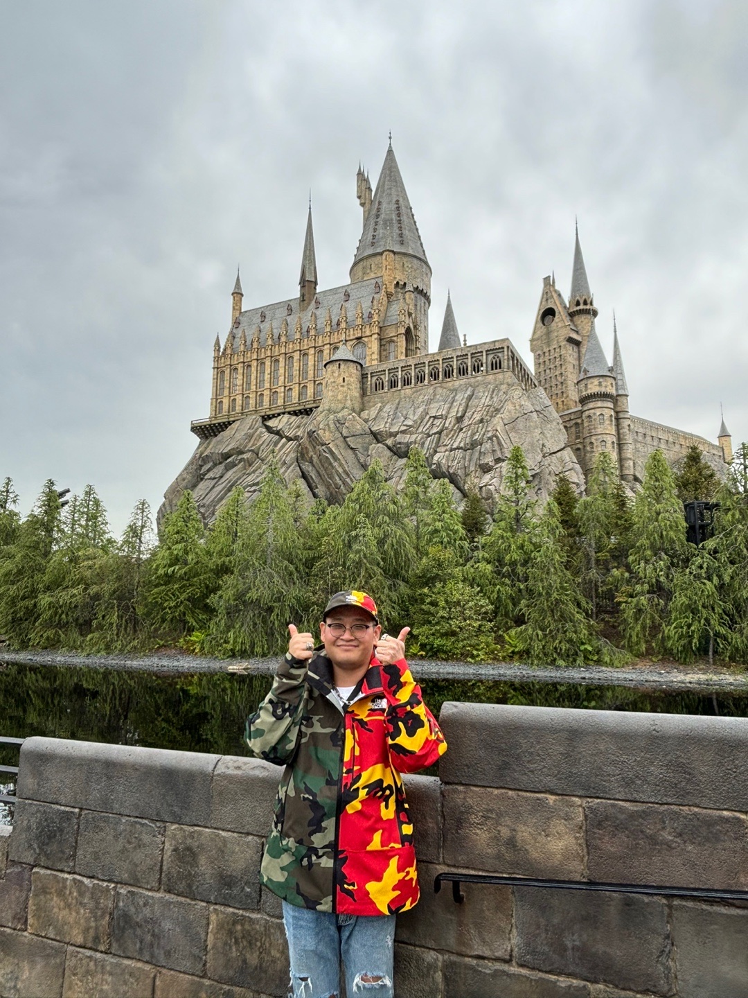 Supreme x The North Face Split Taped Seam Shell Jacket Camo - 24SS, Supreme x The North Face Split 6-Panel Camo - 24SS 착용 스타일