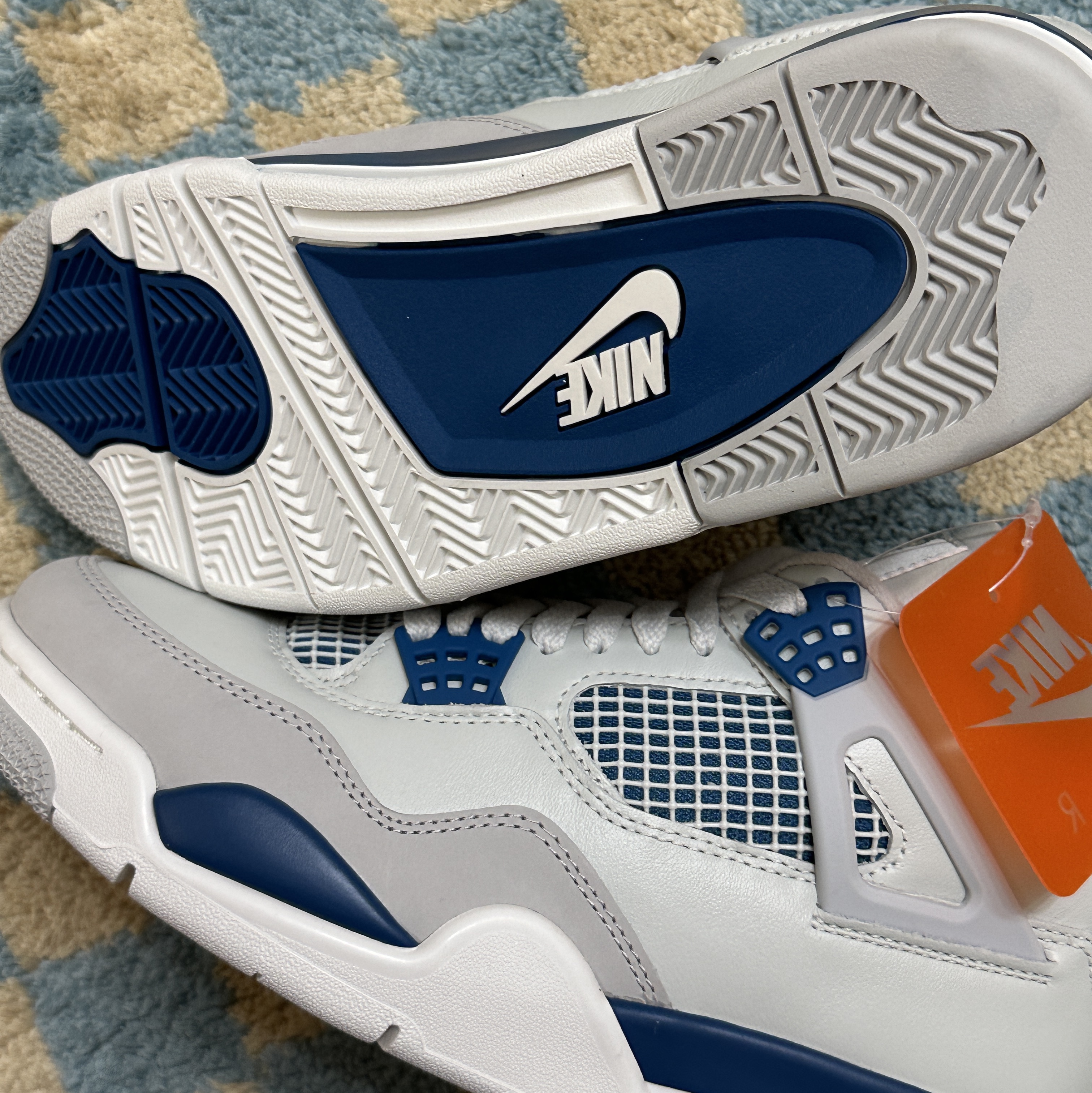 Jordan 4 Retro Industrial Blue 착용 스타일 - 6