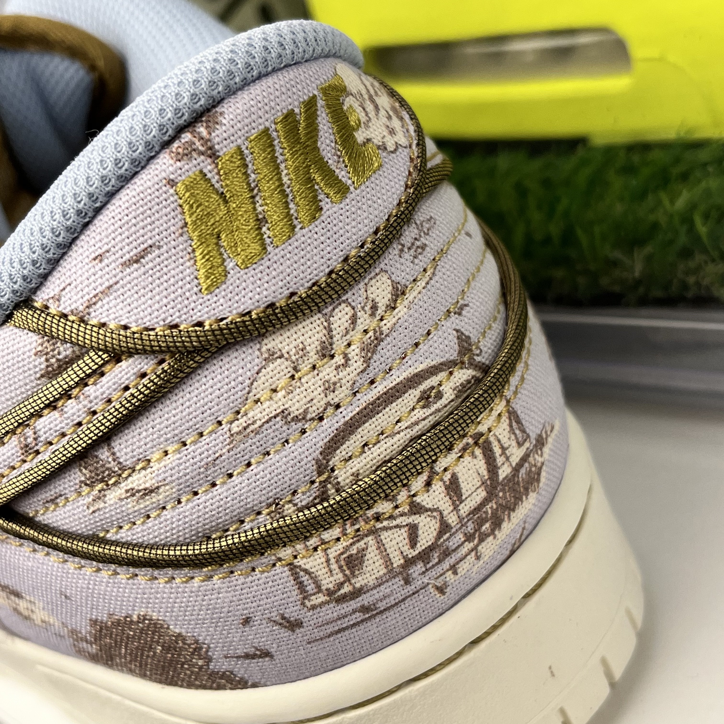Nike SB Dunk Low Pro Premium Toile 착용 스타일 - 2