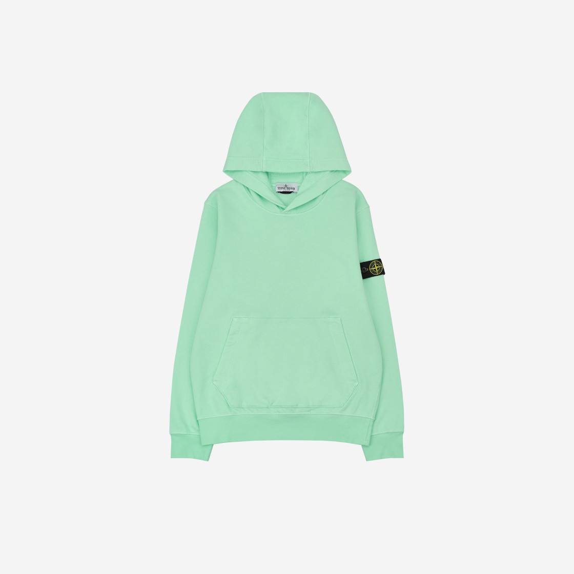 (Kids) Stone Island 61640 Cotton Fleece Hooded Sweatshirt Aqua - 23SS 상세 이미지 1