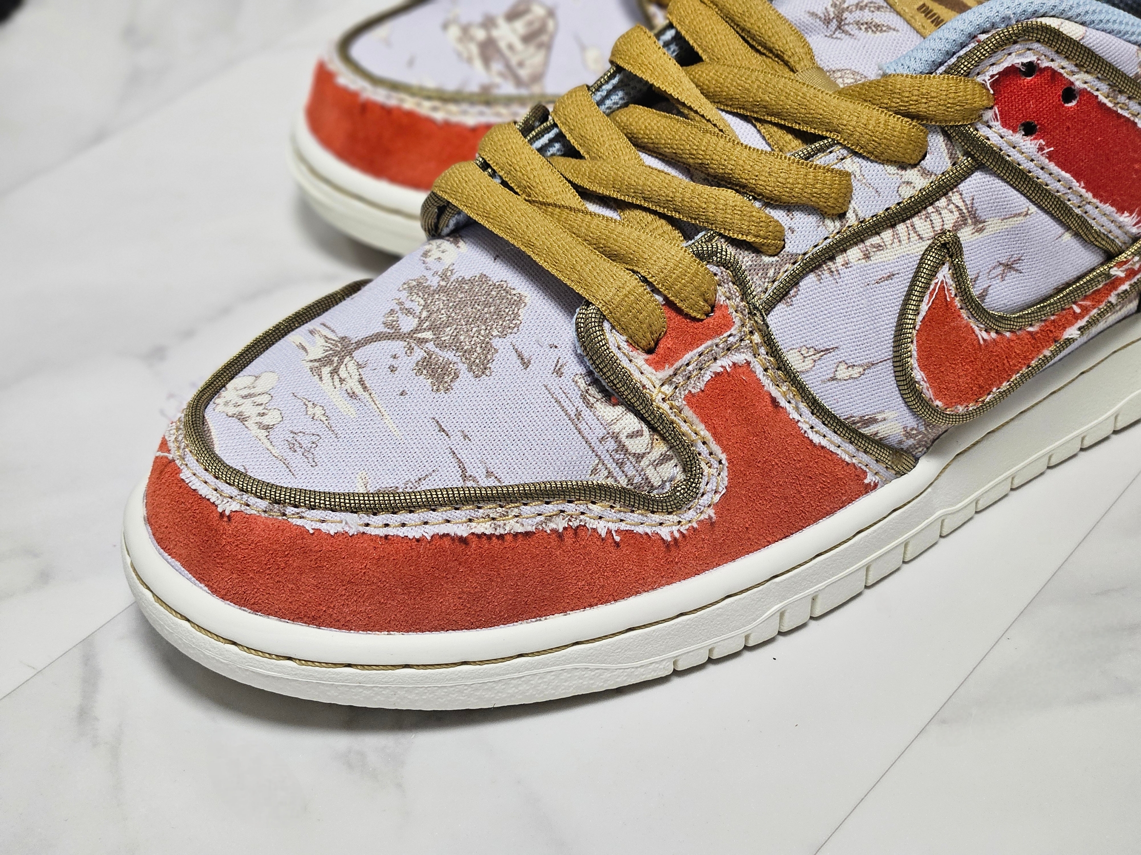 Nike SB Dunk Low Pro Premium Toile 착용 스타일 - 3