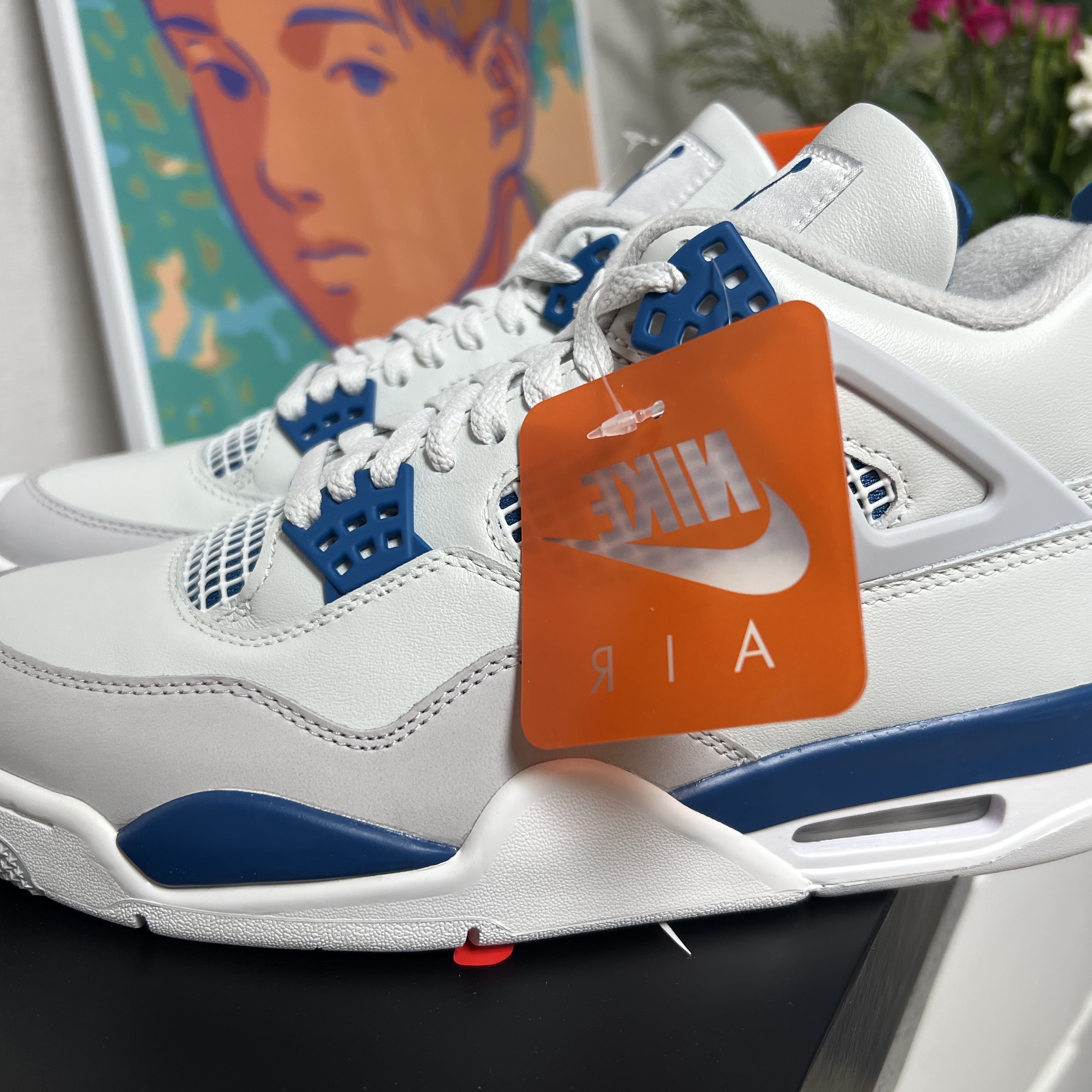 Jordan 4 Retro Industrial Blue 착용 스타일 - 2