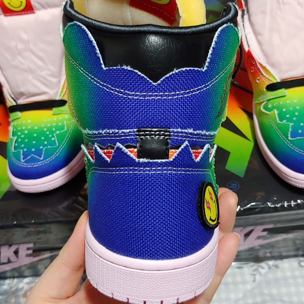 Jordan 1 x J Balvin Retro High OG 착용 스타일 - 2