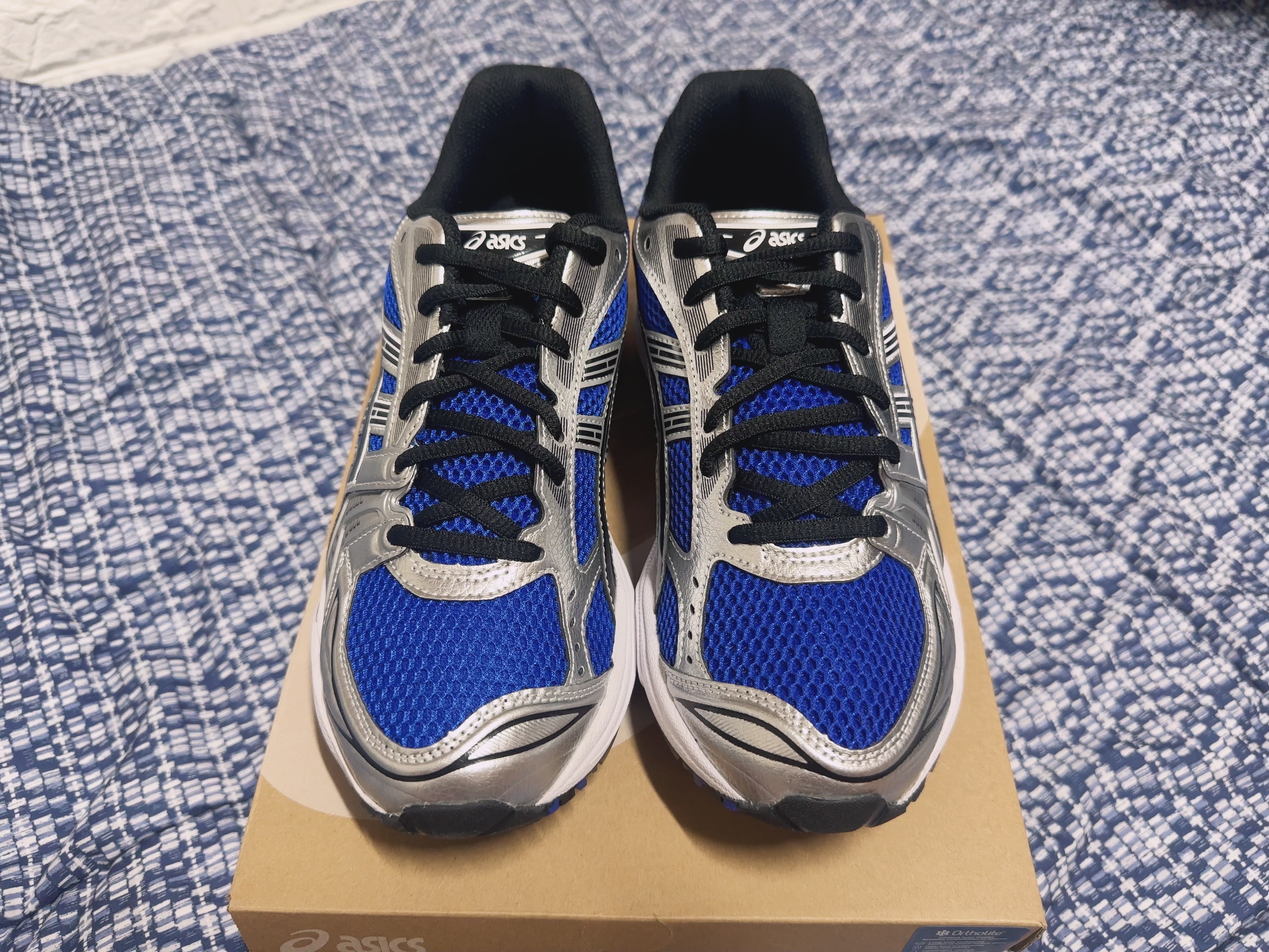 Asics Gel-Kayano 14 Monaco Blue Black 착용 스타일 - 4