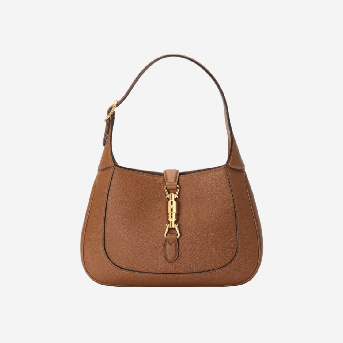 Gucci Jackie 1961 Small Natural Grain Bag Cuir Brown Leather 상세 이미지 1