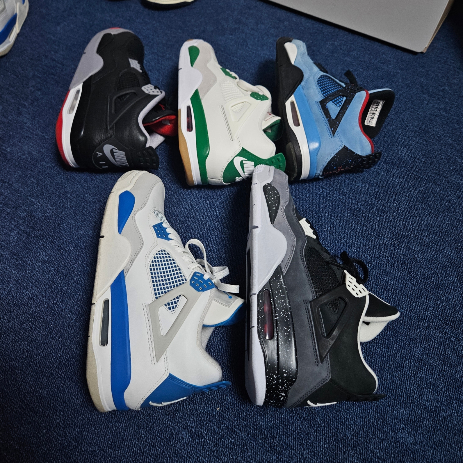 Jordan 4 Retro Military Blue 2012 착용 스타일 - 3