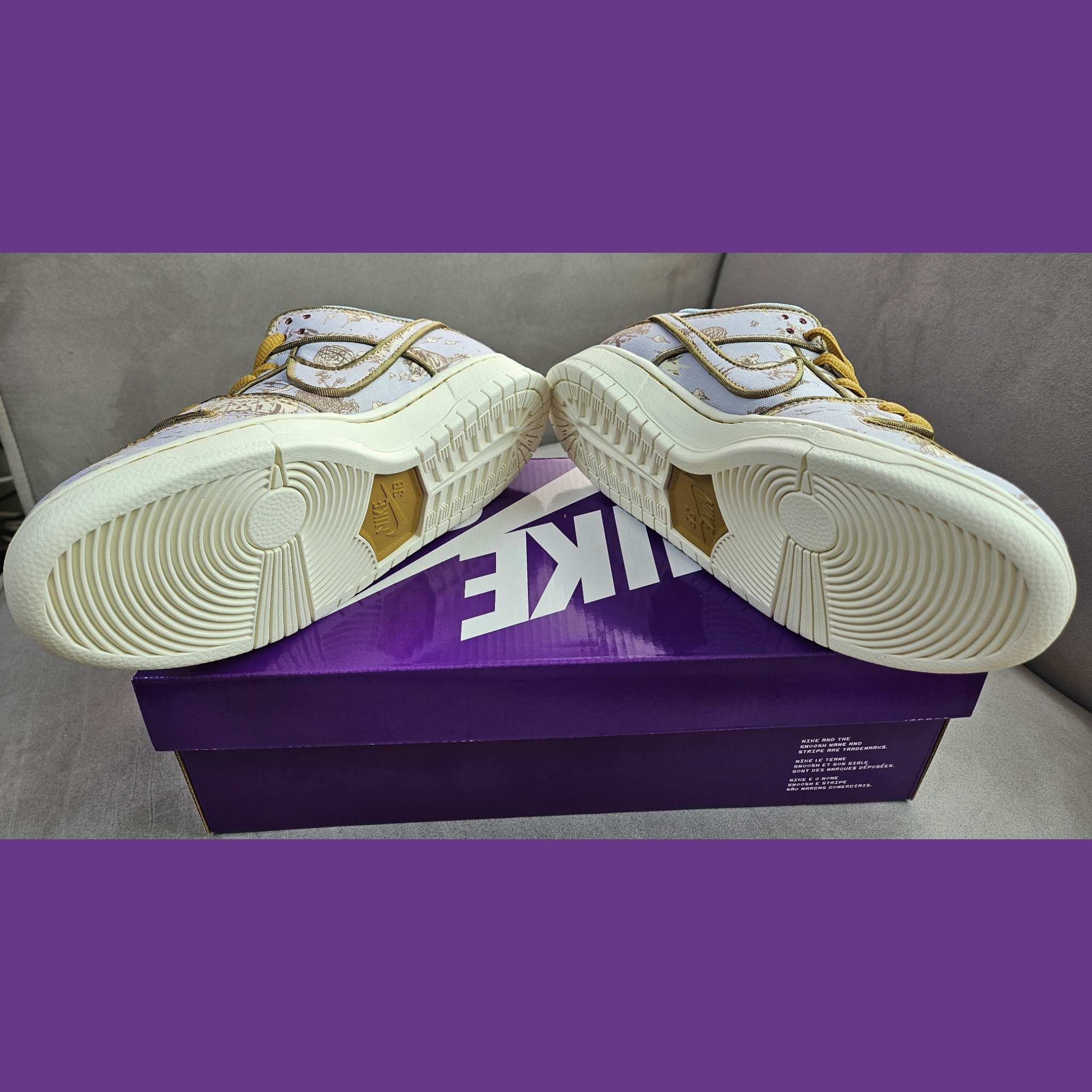 Nike SB Dunk Low Pro Premium Toile 착용 스타일 - 4