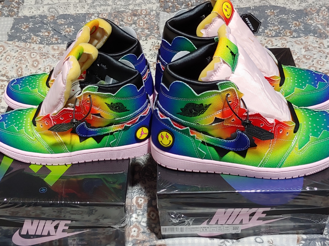 Jordan 1 x J Balvin Retro High OG 착용 스타일 - 1
