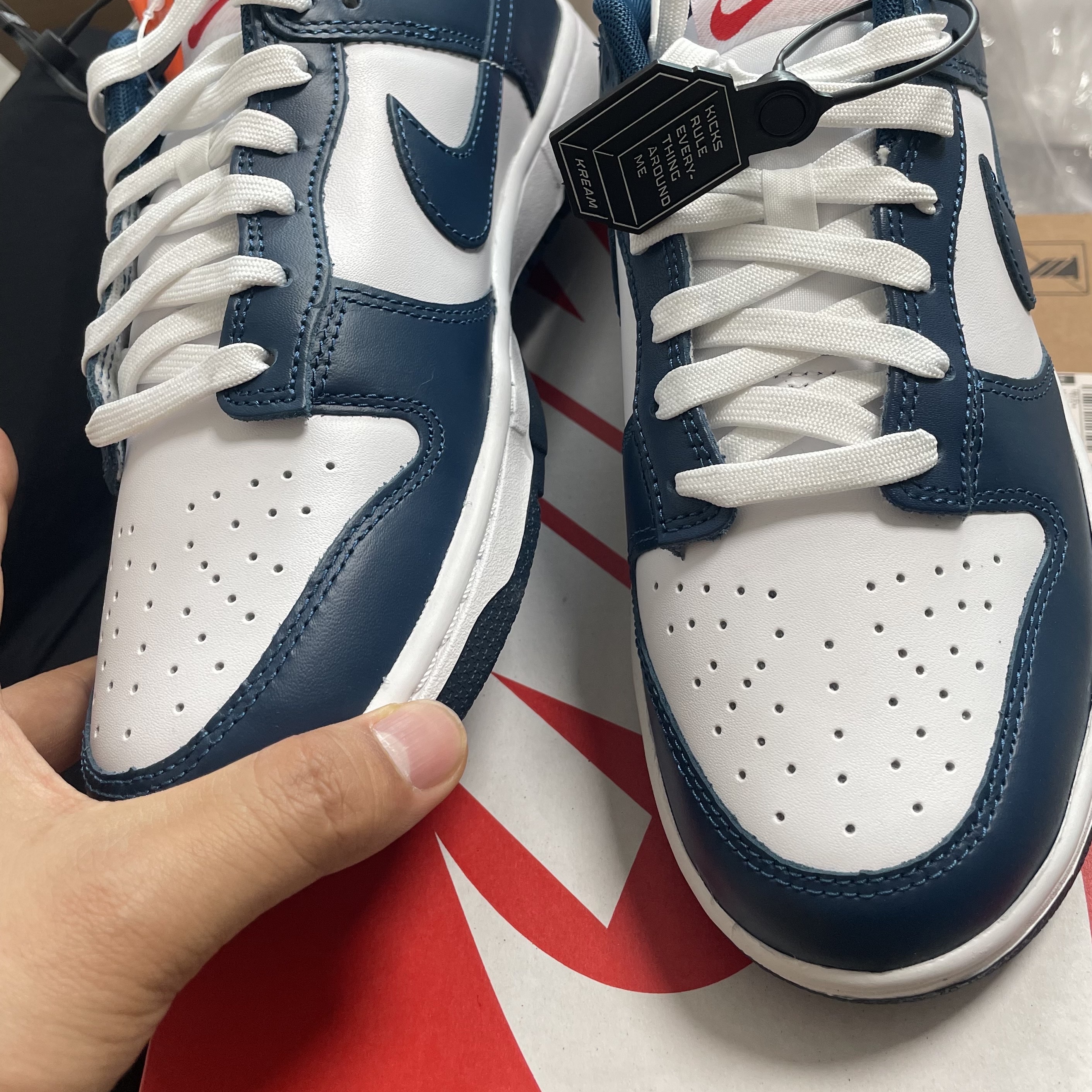 Nike Dunk Low Retro Valerian Blue 착용 스타일 - 1