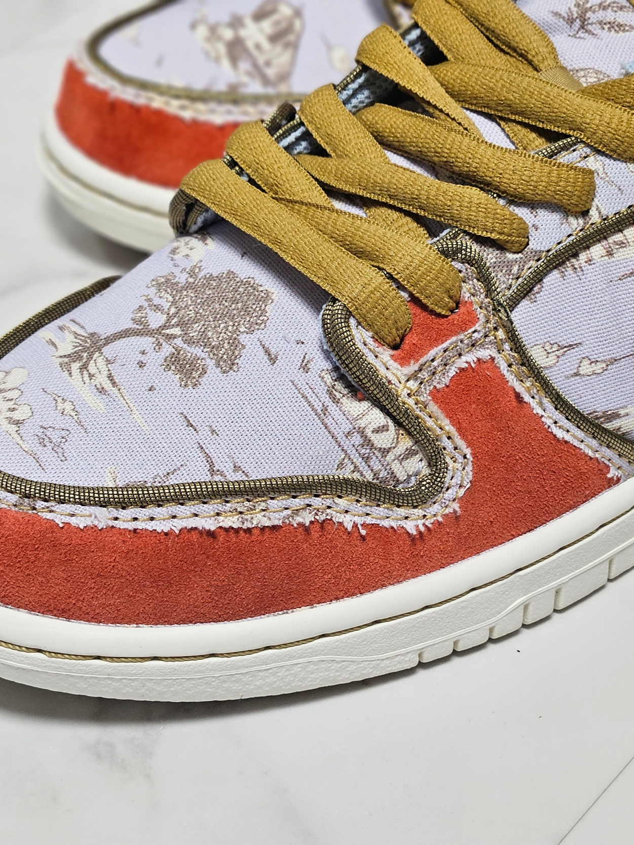 Nike SB Dunk Low Pro Premium Toile 착용 스타일 - 3