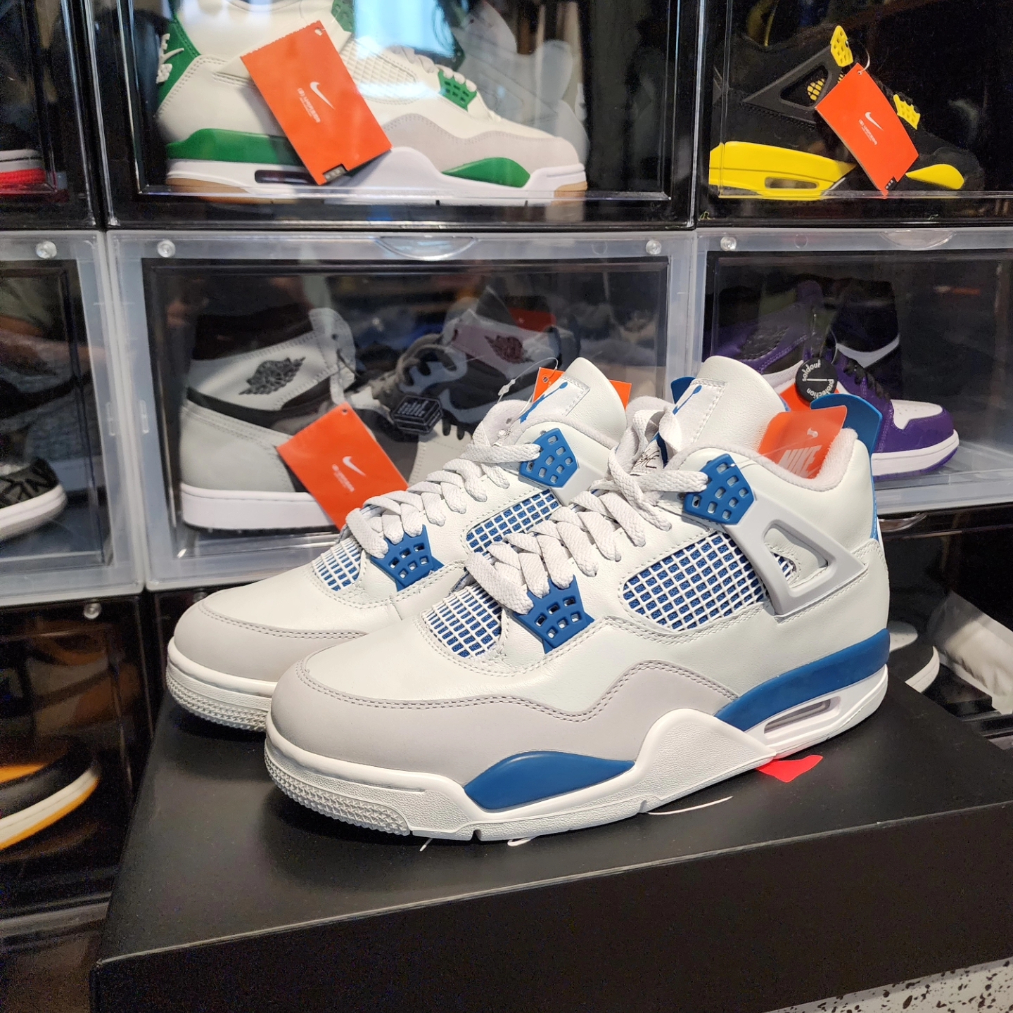 Jordan 4 Retro Industrial Blue 착용 스타일 - 4