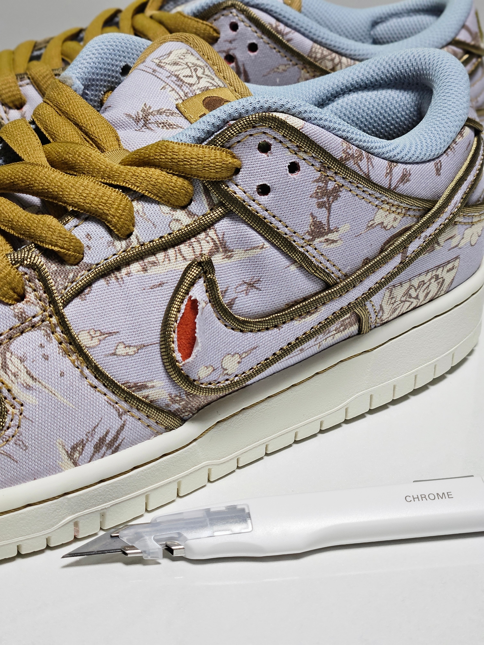 Nike SB Dunk Low Pro Premium Toile 착용 스타일 - 5