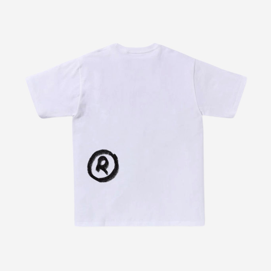 BAPE Hand Draw Side Big Ape Head T-Shirt White 상세 이미지 2