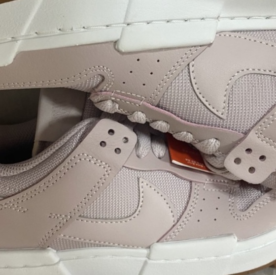 (W) Nike Dunk Low Disrupt Platinum Violet 착용 스타일