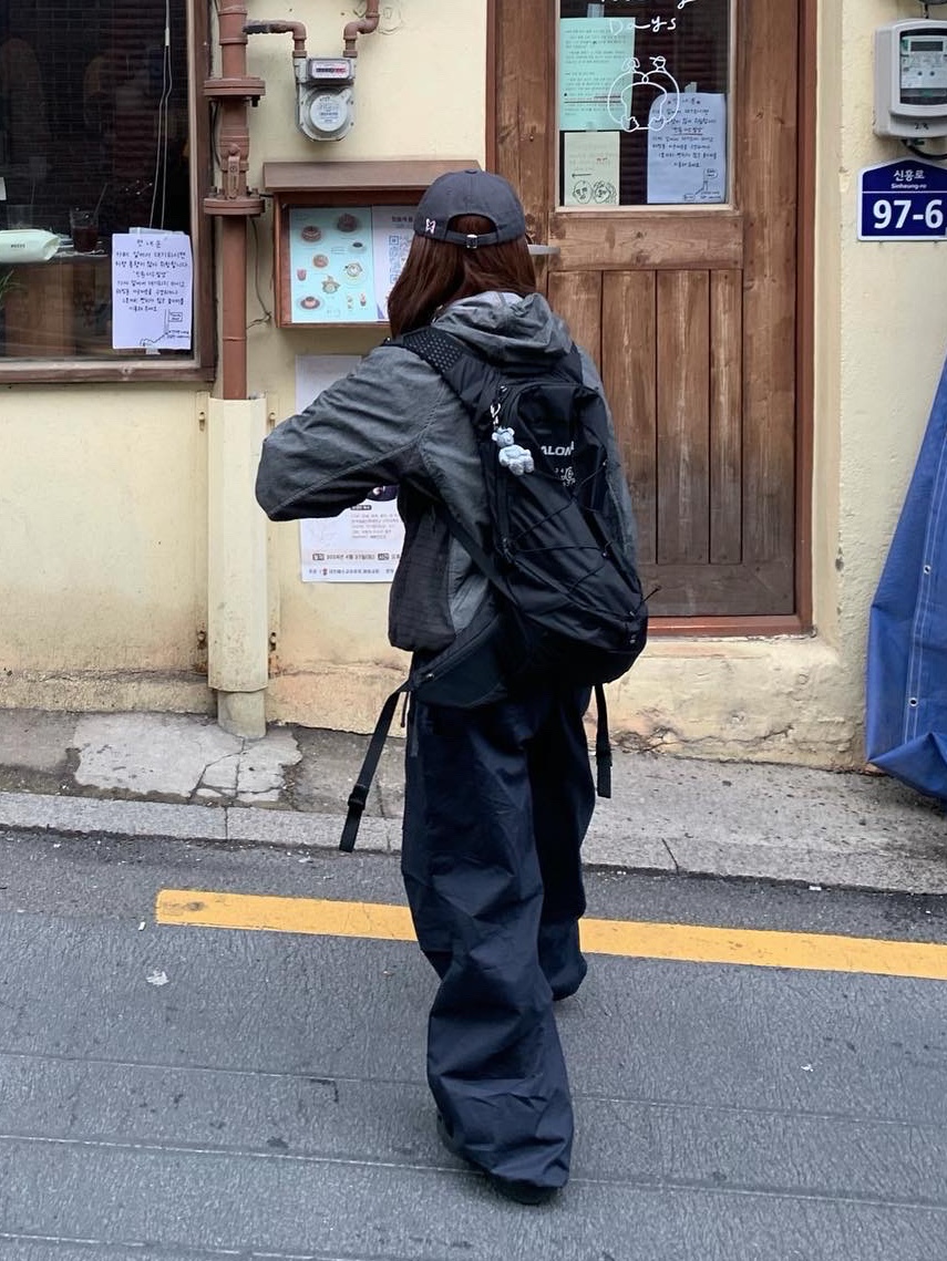 Salomon x MM6 Maison Margiela XT-15 Black 착용 스타일
