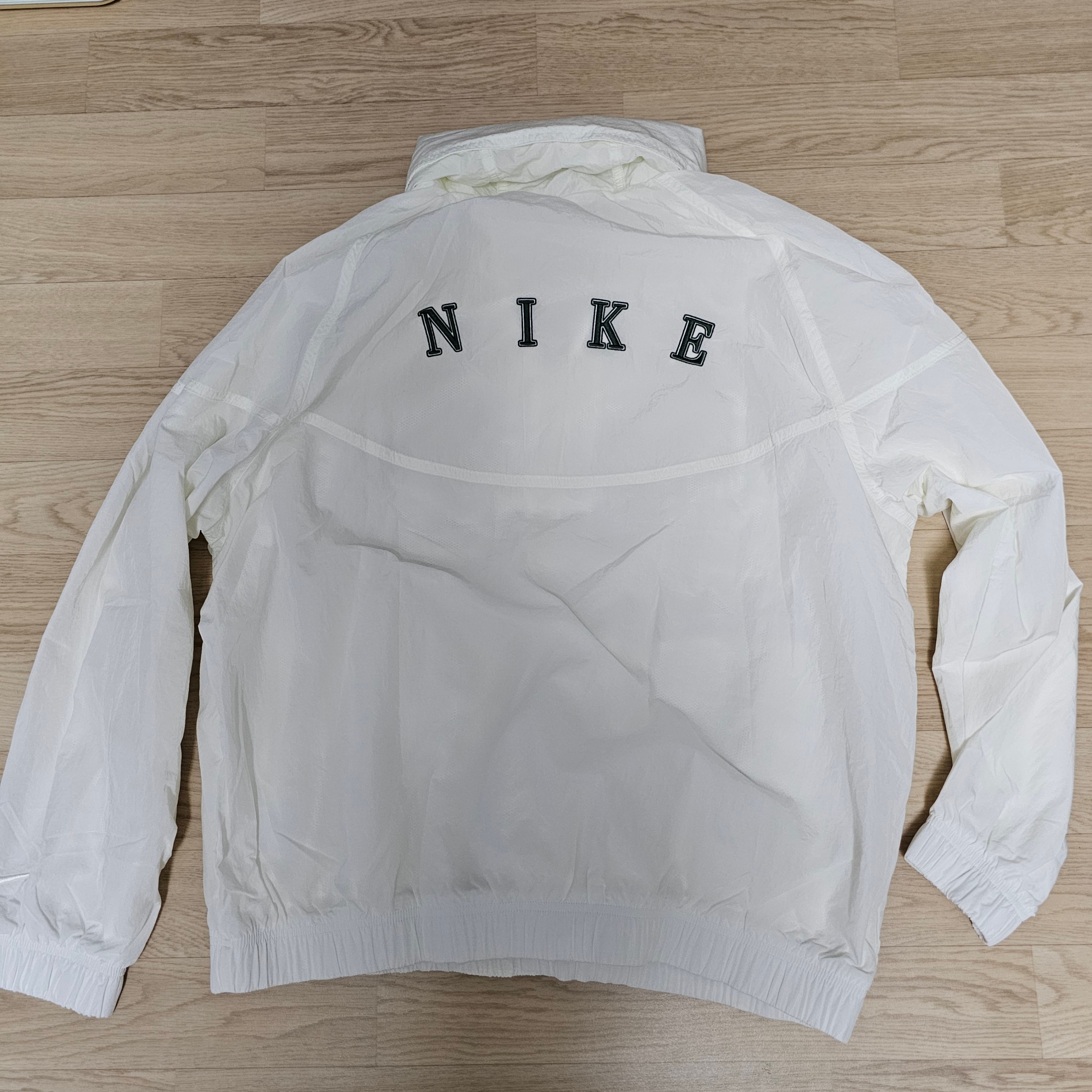 Nike NSW Windrunner Half Zip Lined Hooded Jacket Sail - Asia 착용 스타일 - 1