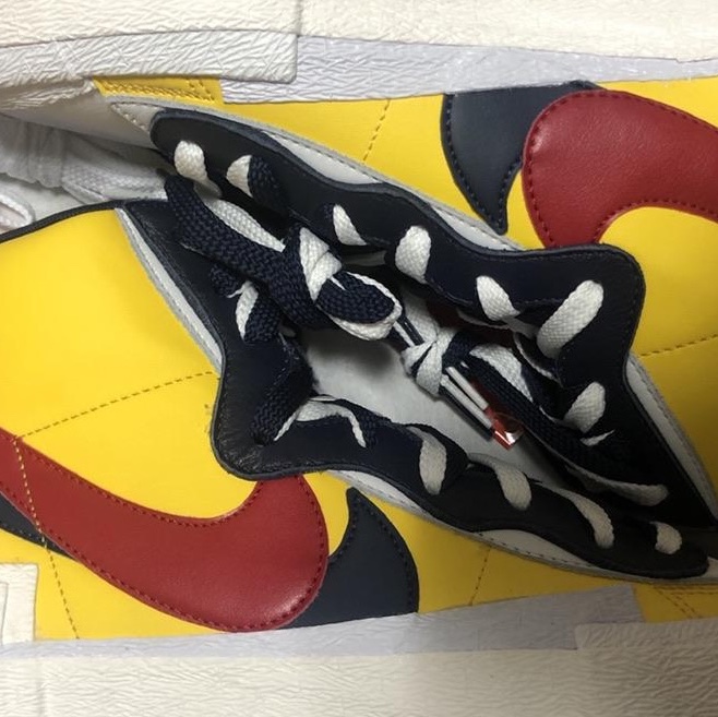 Nike x Sacai Blazer Mid Snow Beach 착용 스타일