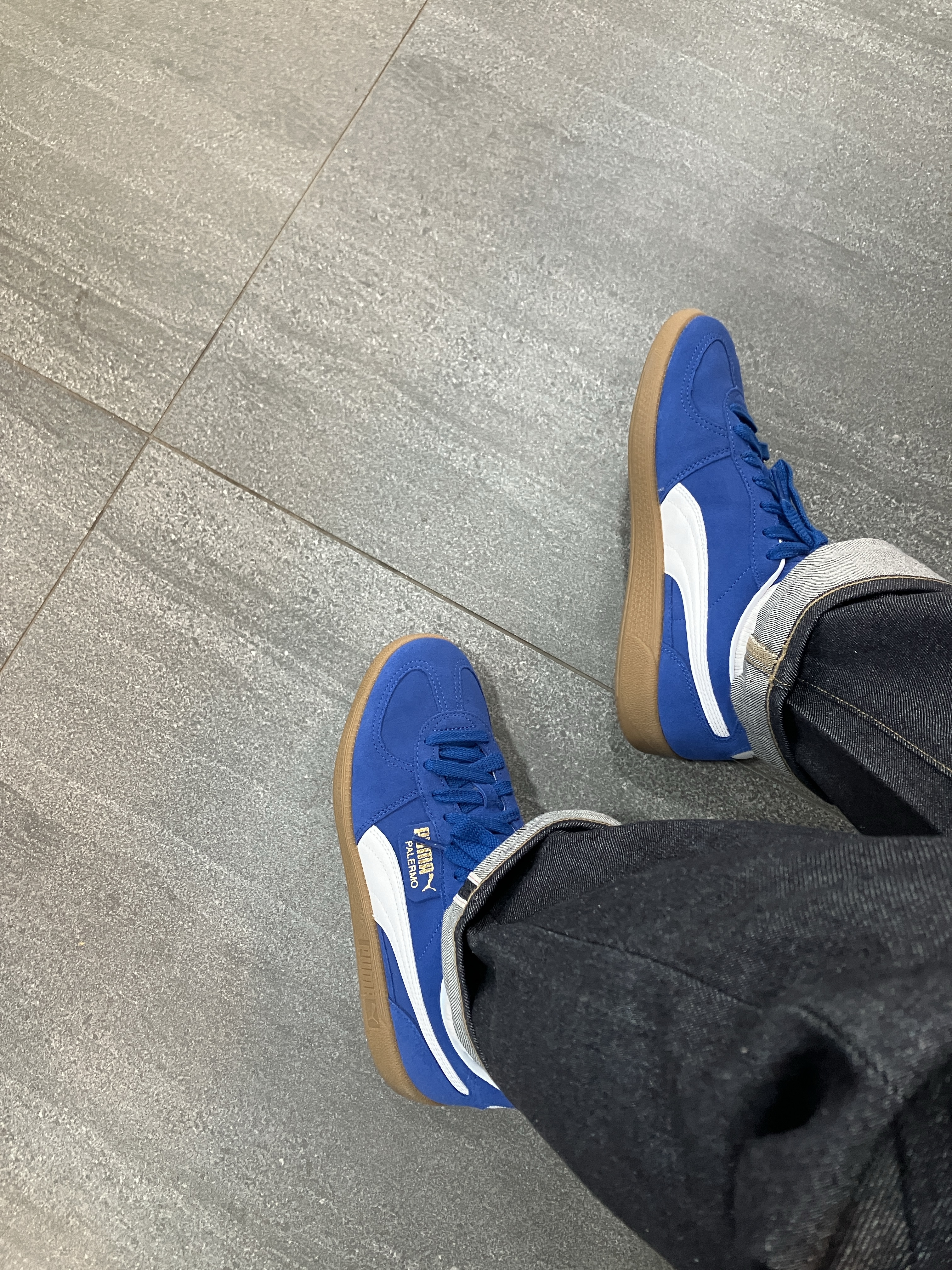 Puma Palermo Cobalt Glaze White 착용 스타일 - 3