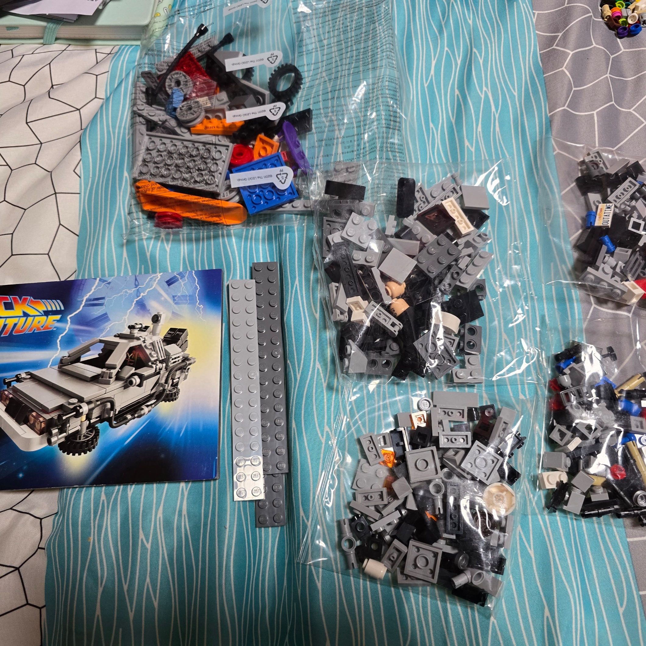 Lego Back to the Future The DeLorean Time Machine 착용 스타일 - 2