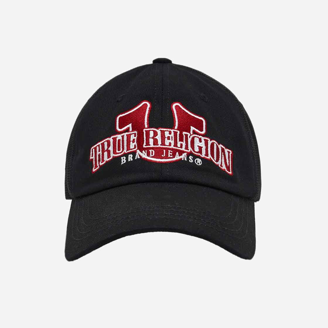 트루릴리젼 오리진 로고 트루릴리젼 메쉬 캡 블랙