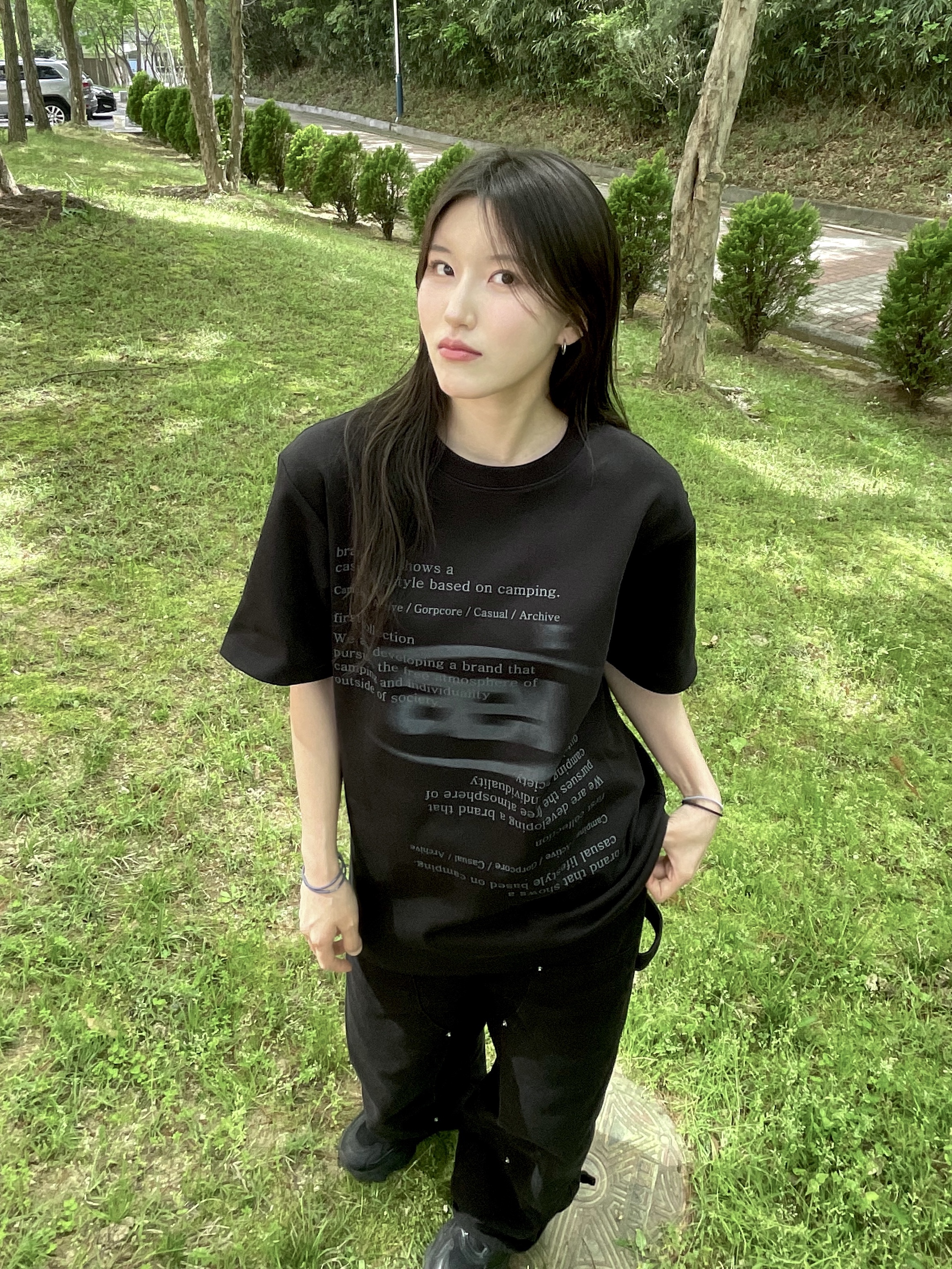 Nike Dri-Fit Fitness T-Shirt Black - Asia 착용 스타일