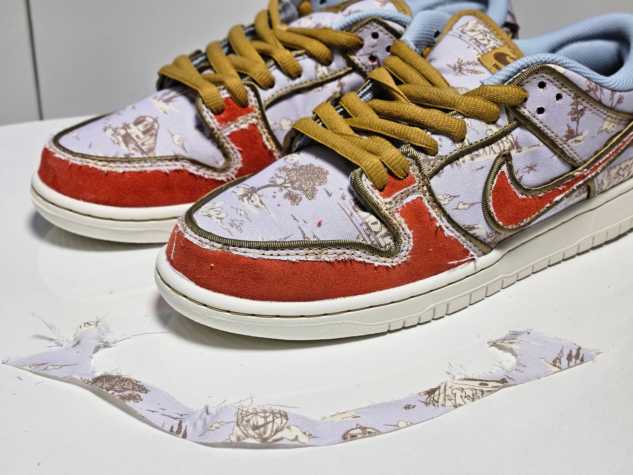 Nike SB Dunk Low Pro Premium Toile 착용 스타일 - 7