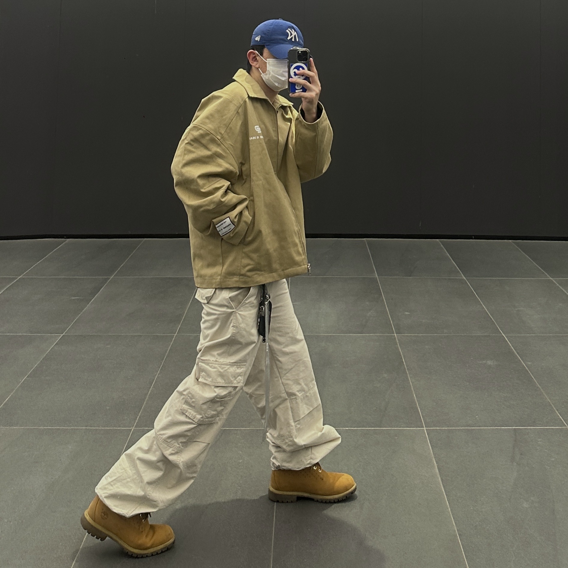 Timberland x Comme des Garcons Shirt x Supreme 6 Inch Boot Wheat - Medium 착용 스타일