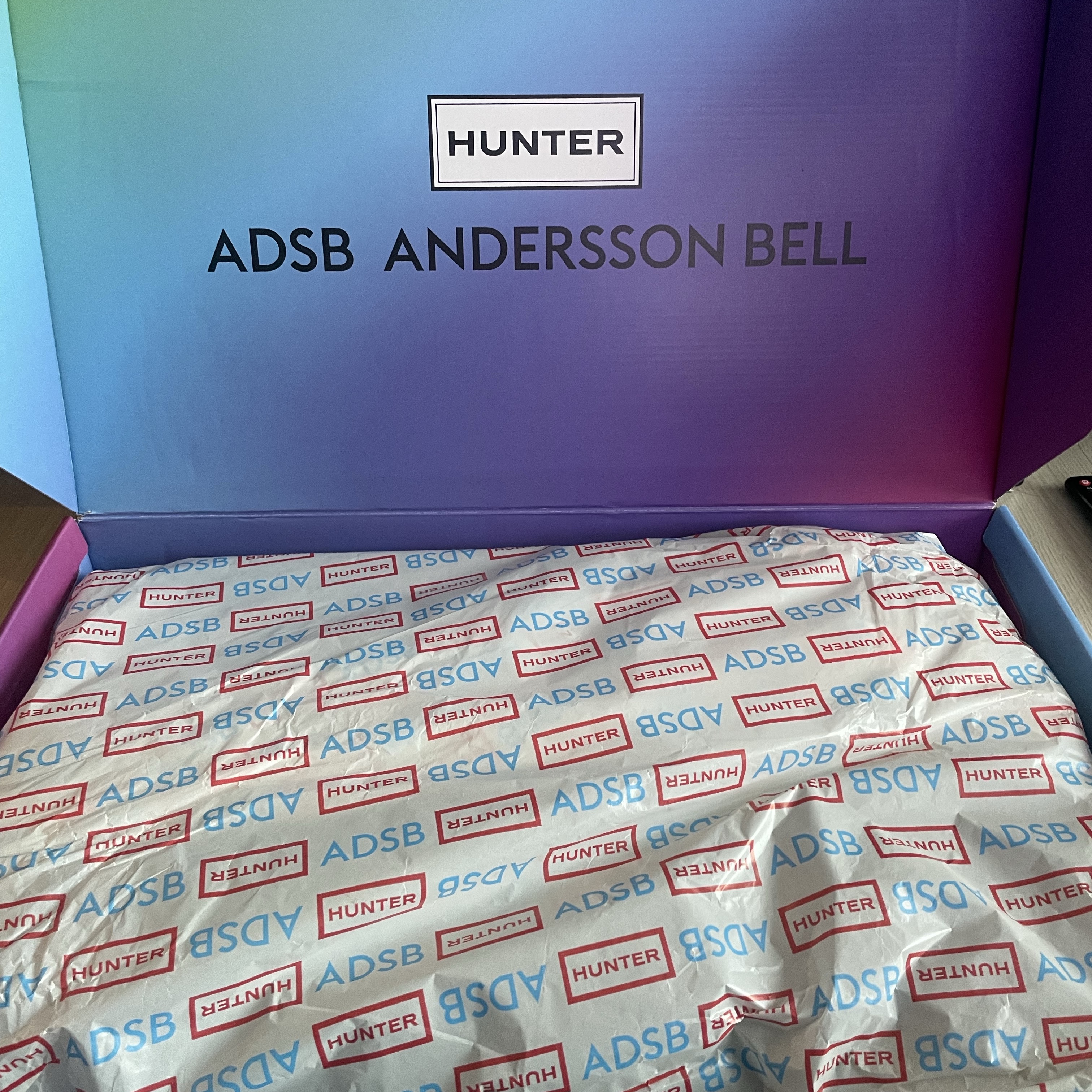 (W) Hunter x Andersson Bell Original 2.0 Tall Boots Black 착용 스타일 - 1