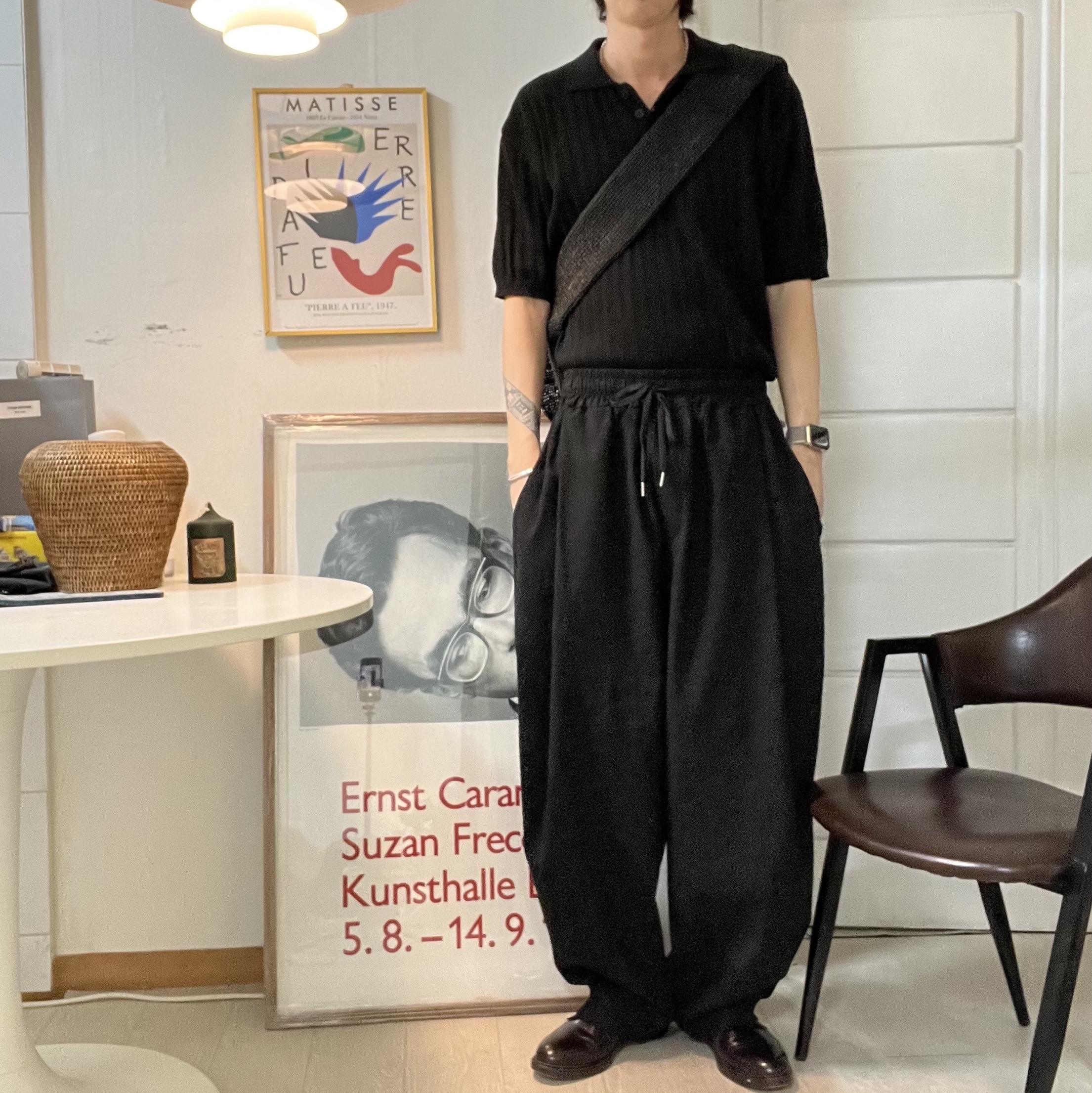 Alden 990 Cordovan Plain Toe Blucher Oxford Burgundy - D 착용 스타일 - 6