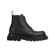 Bottega Veneta Lug Lace Up Ankle Boot Black