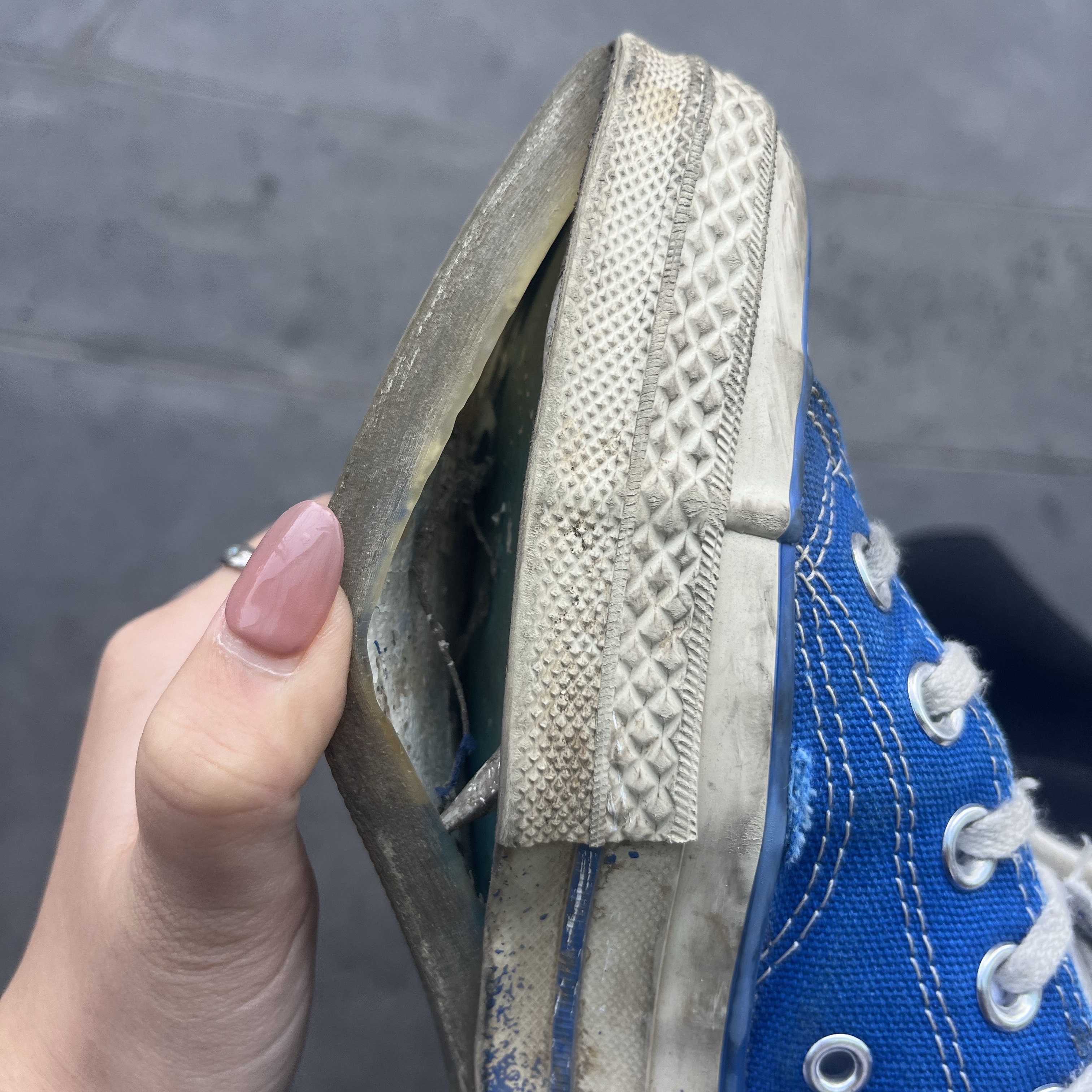 Converse x Ader Error Chuck 70 Ox Imperial Blue 착용 스타일 - 1