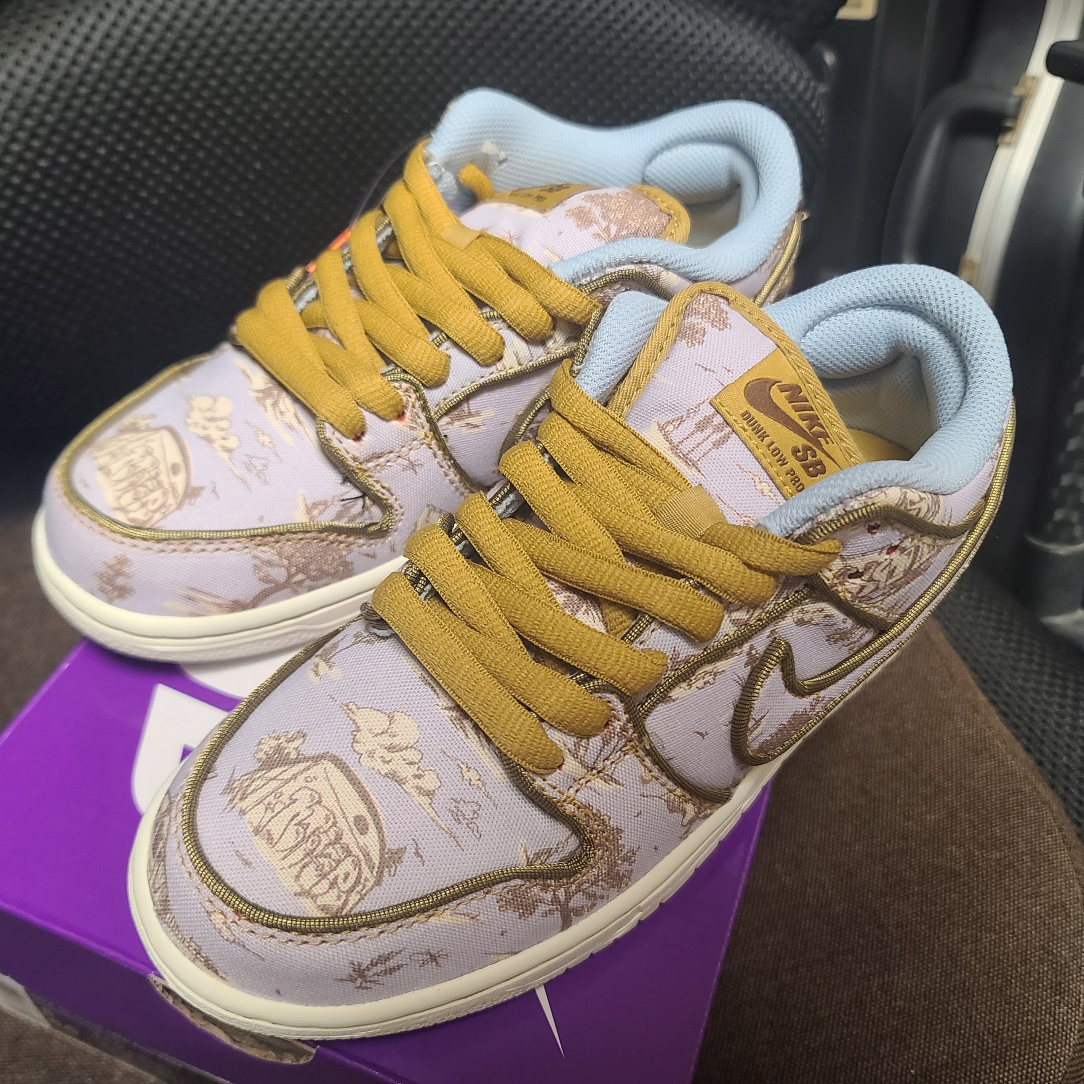 Nike SB Dunk Low Pro Premium Toile 착용 스타일 - 2
