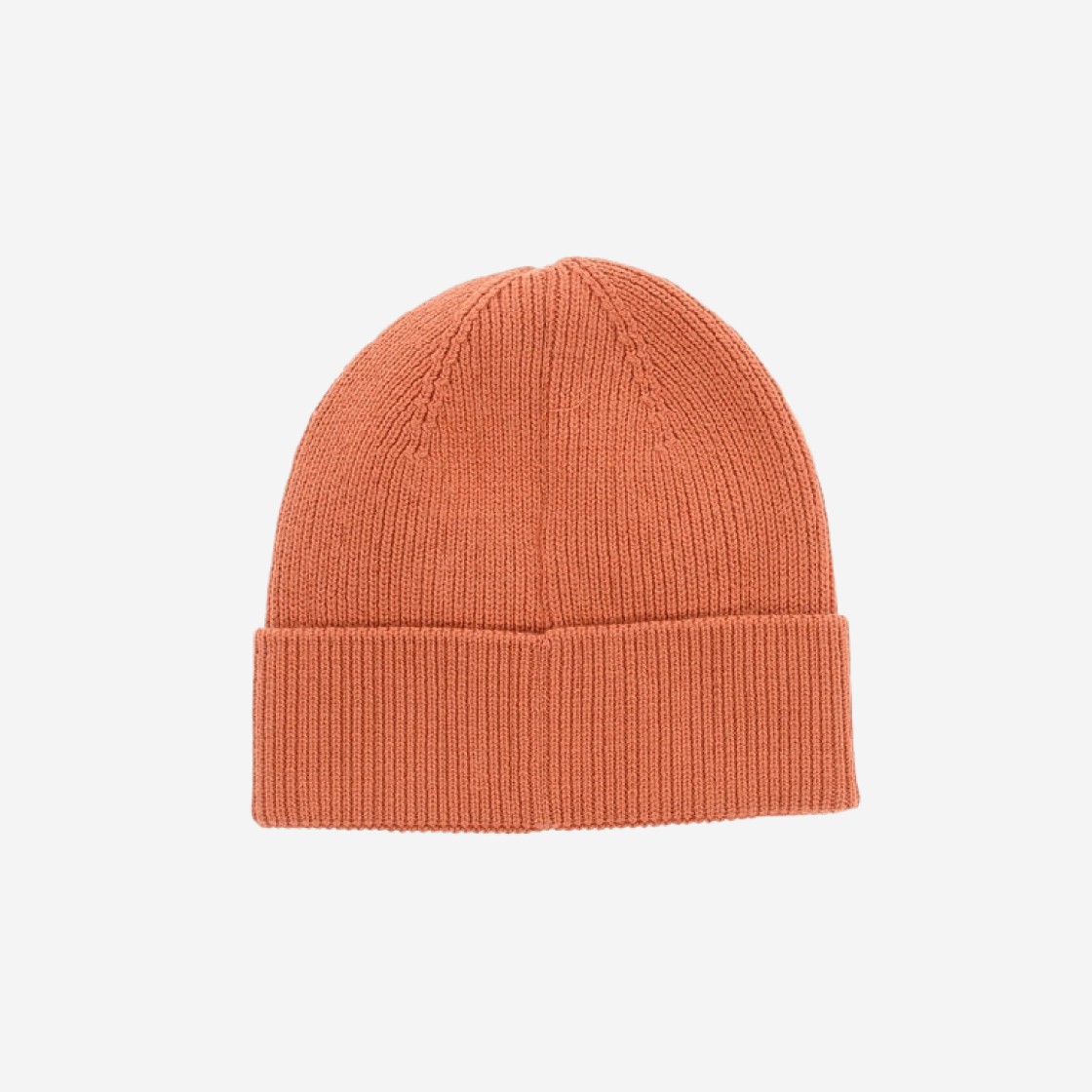 Diesel K-Coder-Fully B Ribbed Beanie with D Embroidery Orange 상세 이미지 2