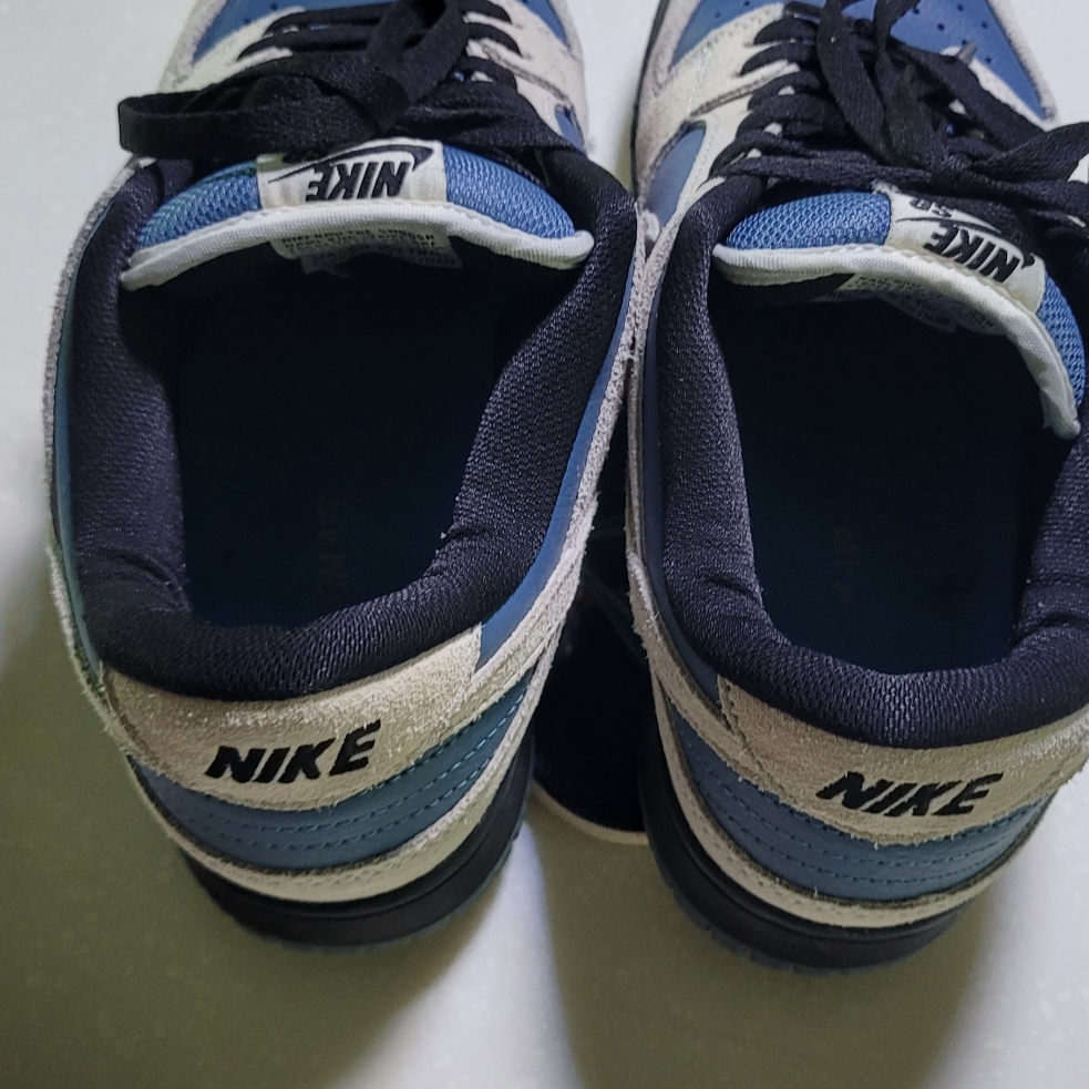 Nike SB Dunk Low Light Cream Thunderstorm 착용 스타일 - 6