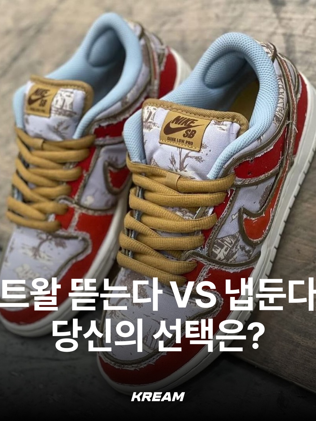 Nike SB Dunk Low Pro Premium Toile 착용 스타일 - 1