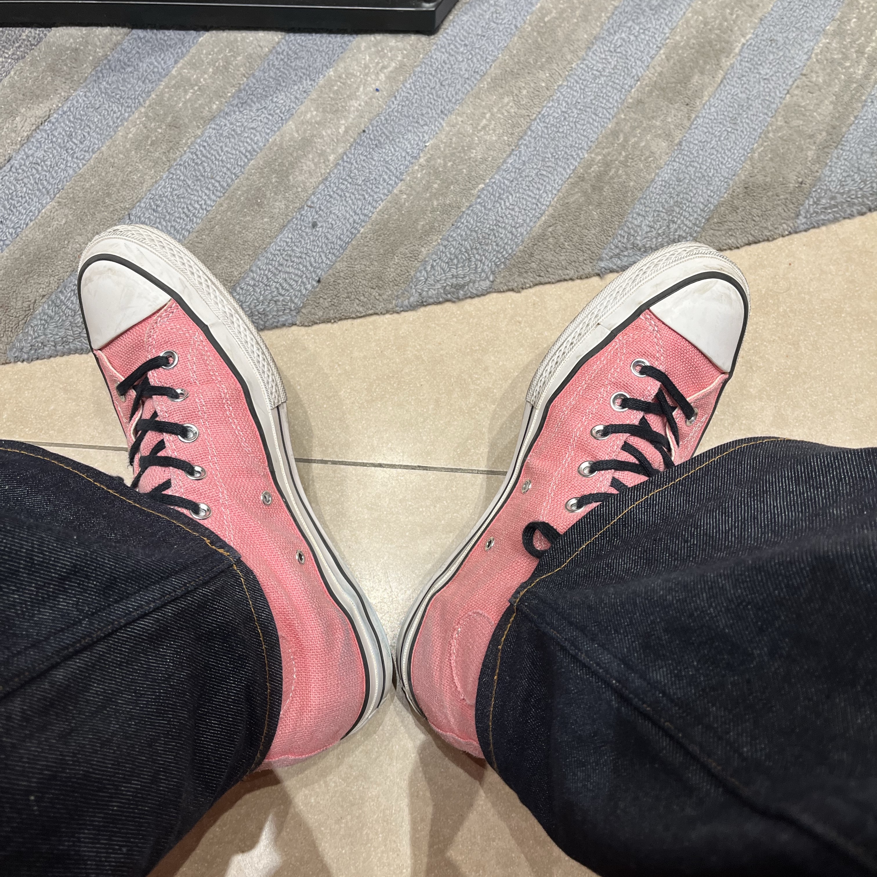 Converse x Stussy Chuck 70 High Plumeria 착용 스타일