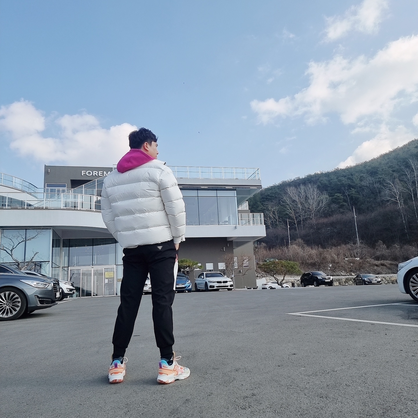 Jordan Why Not ZER0.5 PF Sail Purple Nebula 착용 스타일