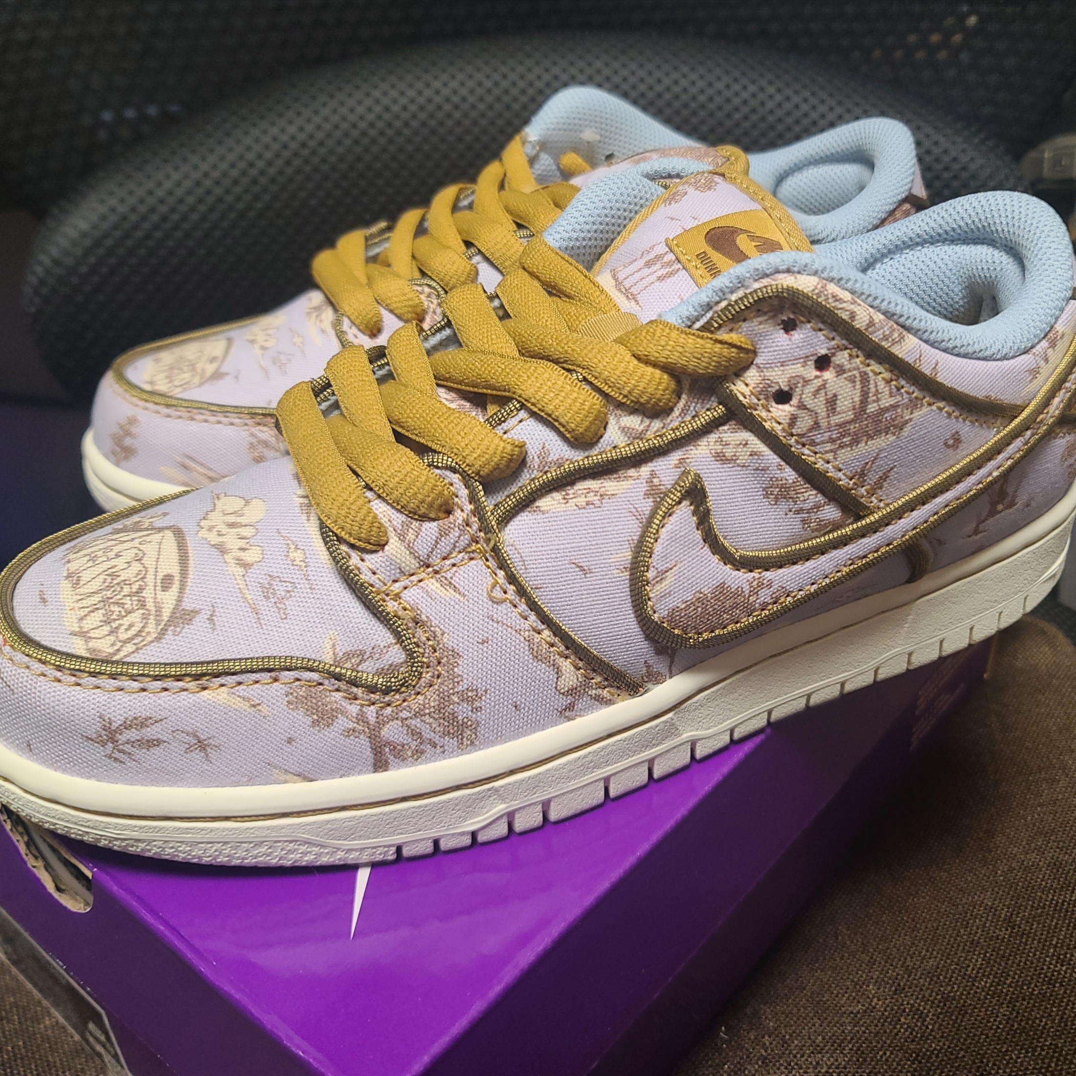 Nike SB Dunk Low Pro Premium Toile 착용 스타일 - 1