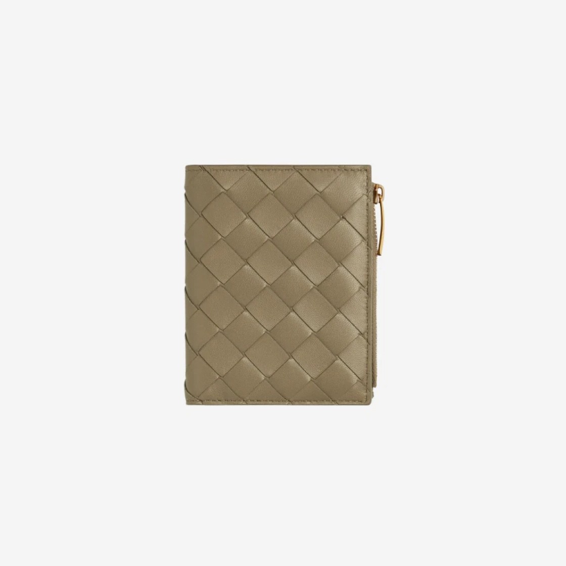 Bottega Veneta Small Bi-Fold Zip Wallet Taupe 상세 이미지 1