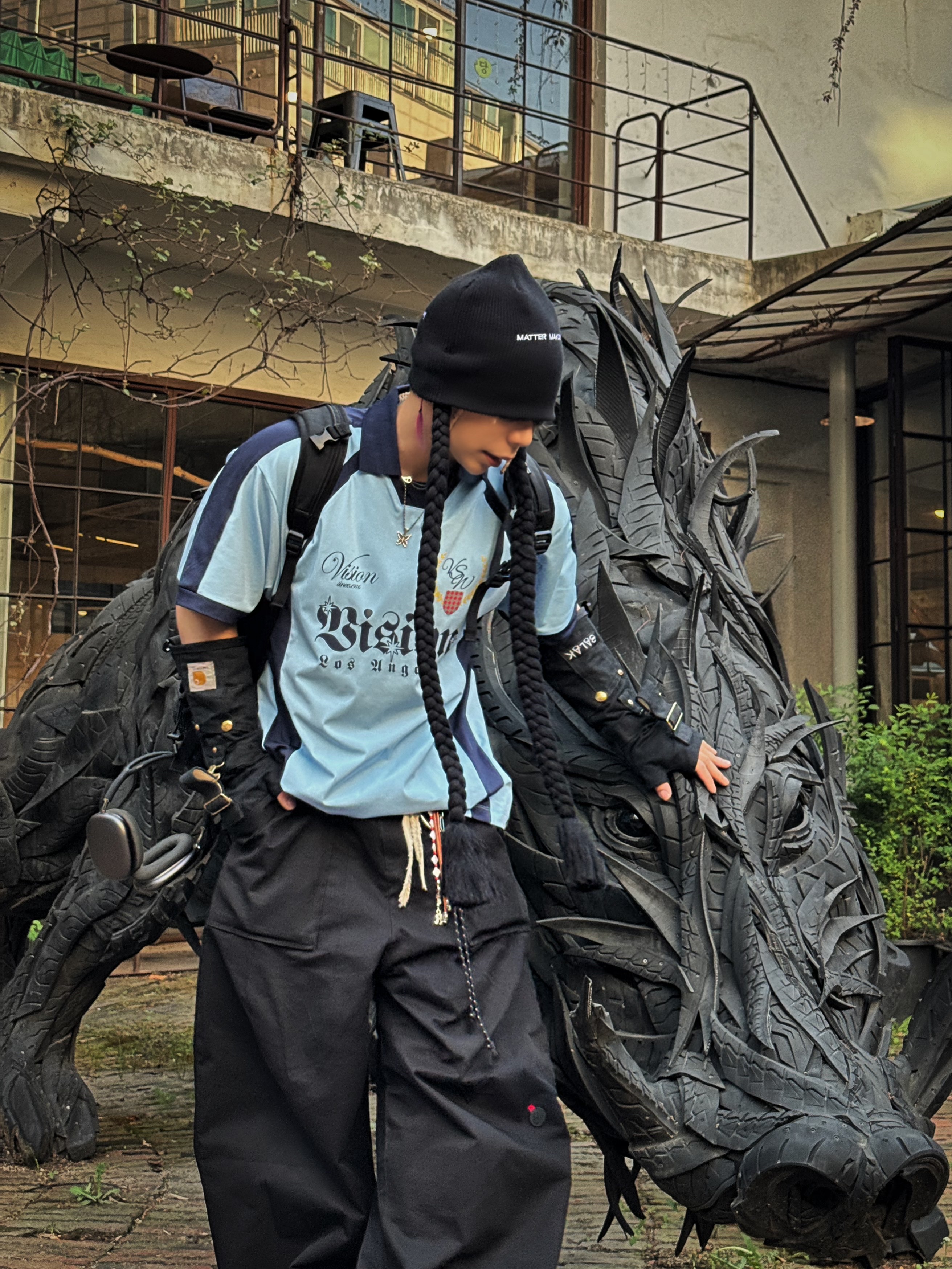 The North Face Big Shot Black 착용 스타일 - 7