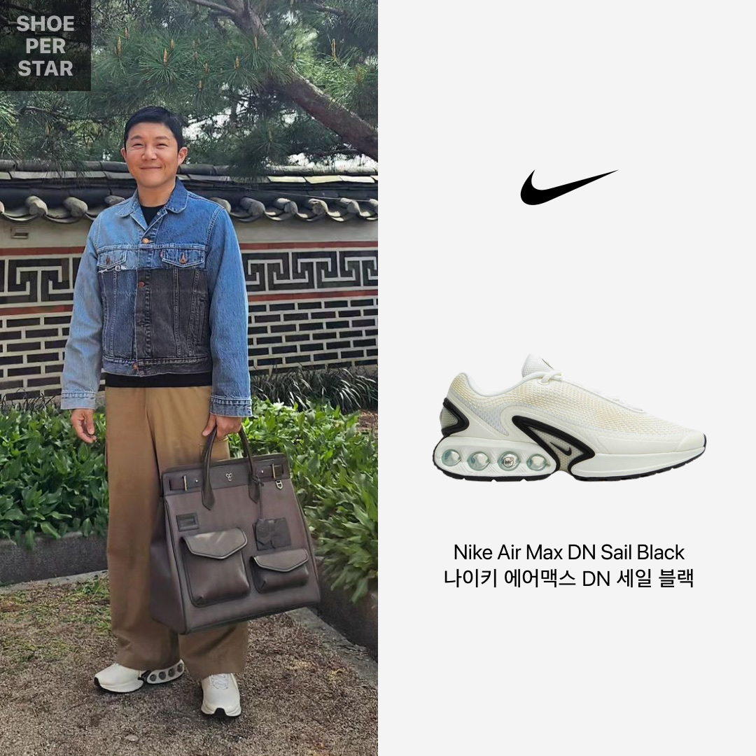 Nike Air Max DN Sail Black 착용 스타일 - 1