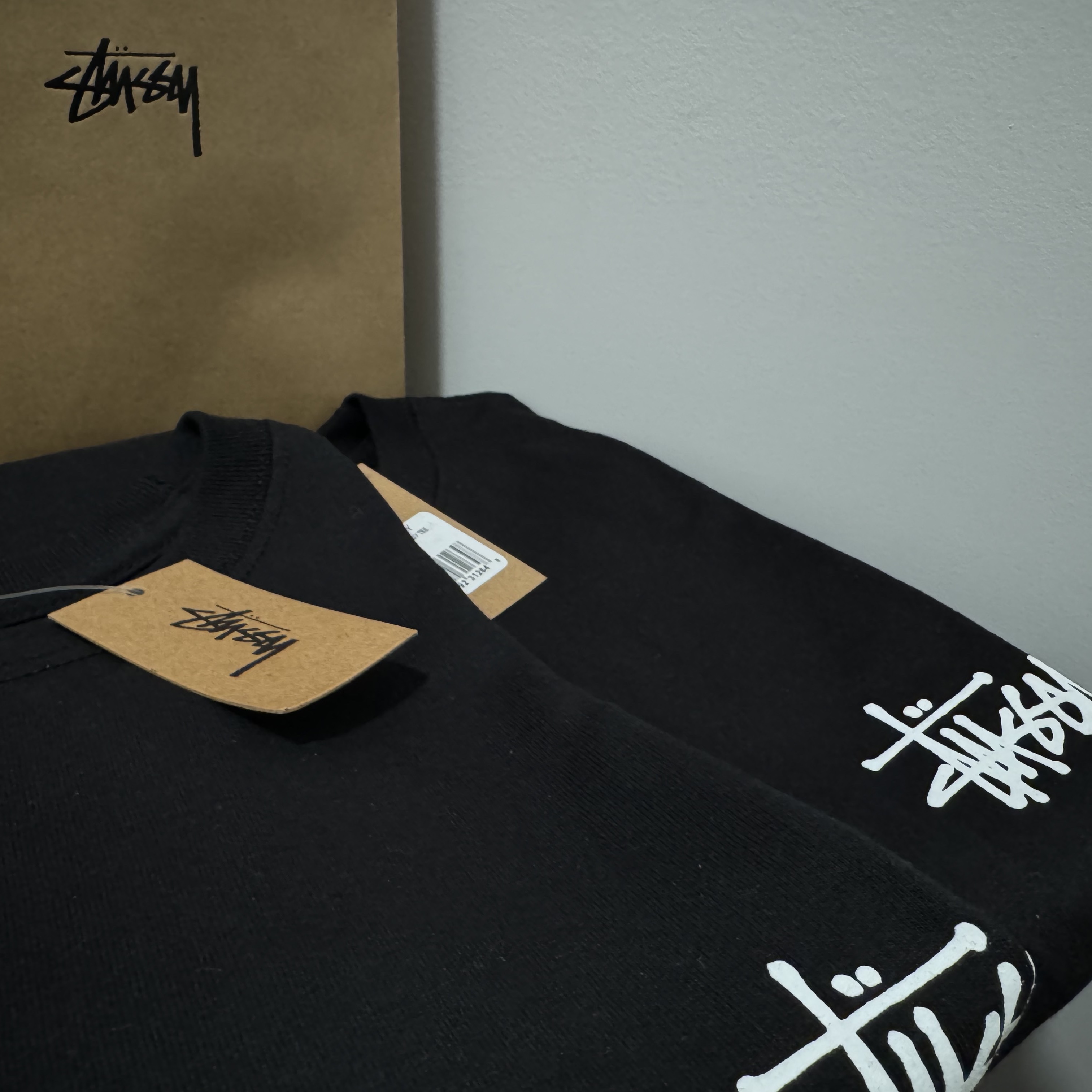 Stussy Basic Stussy T-Shirt Black 2023 착용 스타일