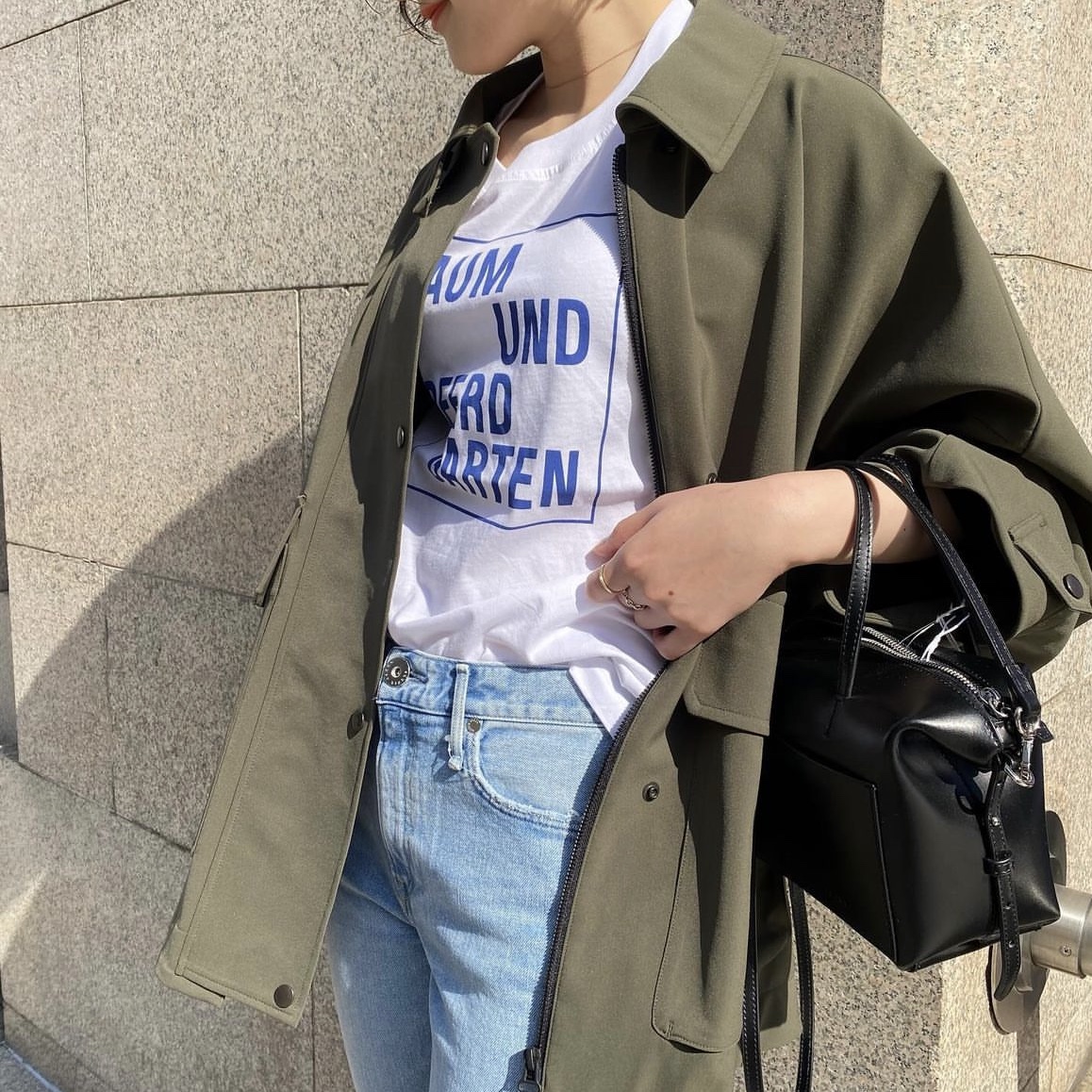 Baum und Pferdgarten Women Jawo Bright White Marine Logo 착용 스타일 - 1