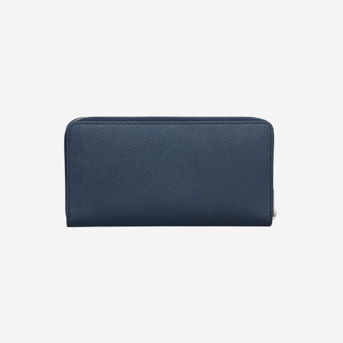 Celine Large Zipped Wallet in Grained Calfskin Navy Blue 상세 이미지 3