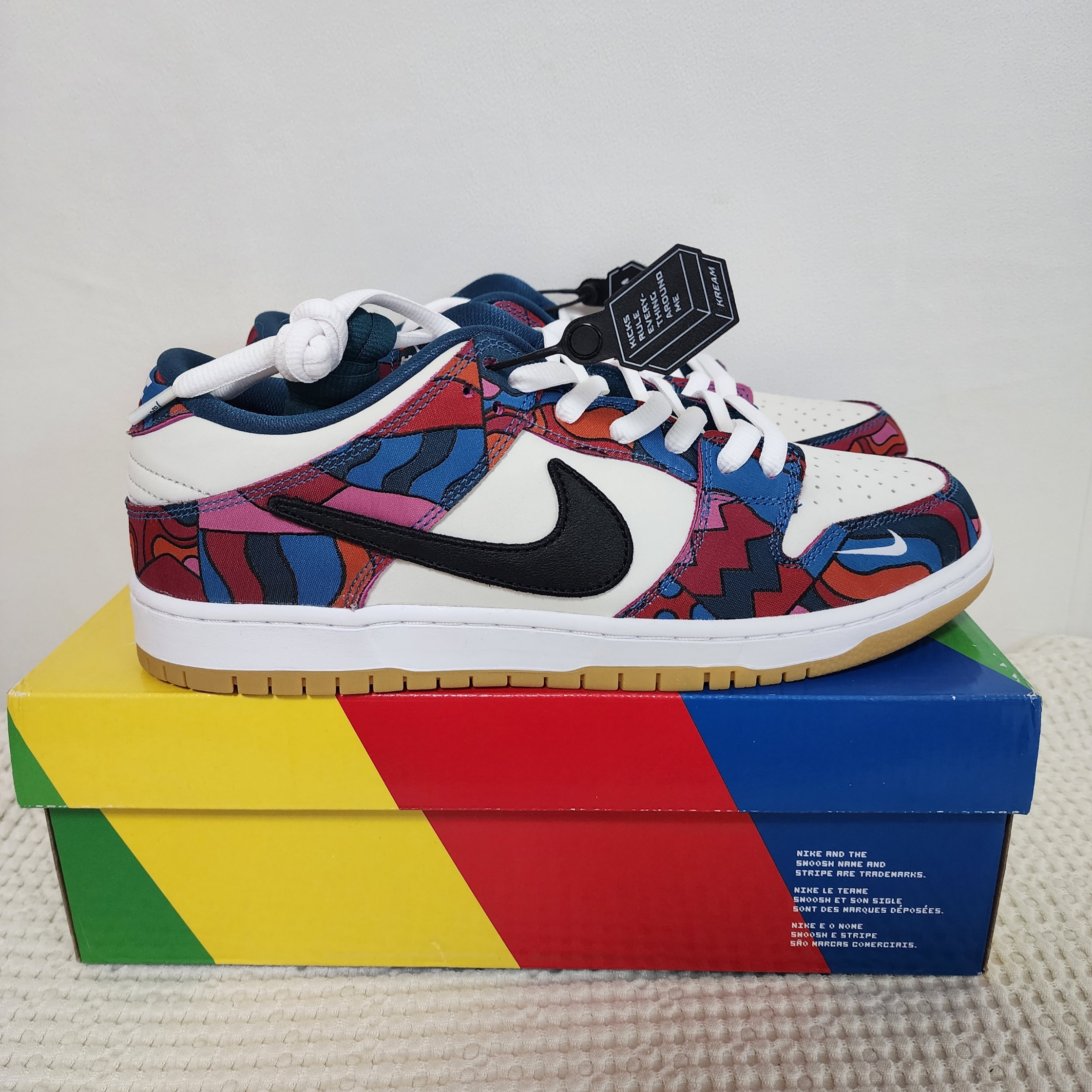 Nike x Parra SB Dunk Low Pro Abstract Art 착용 스타일 - 3