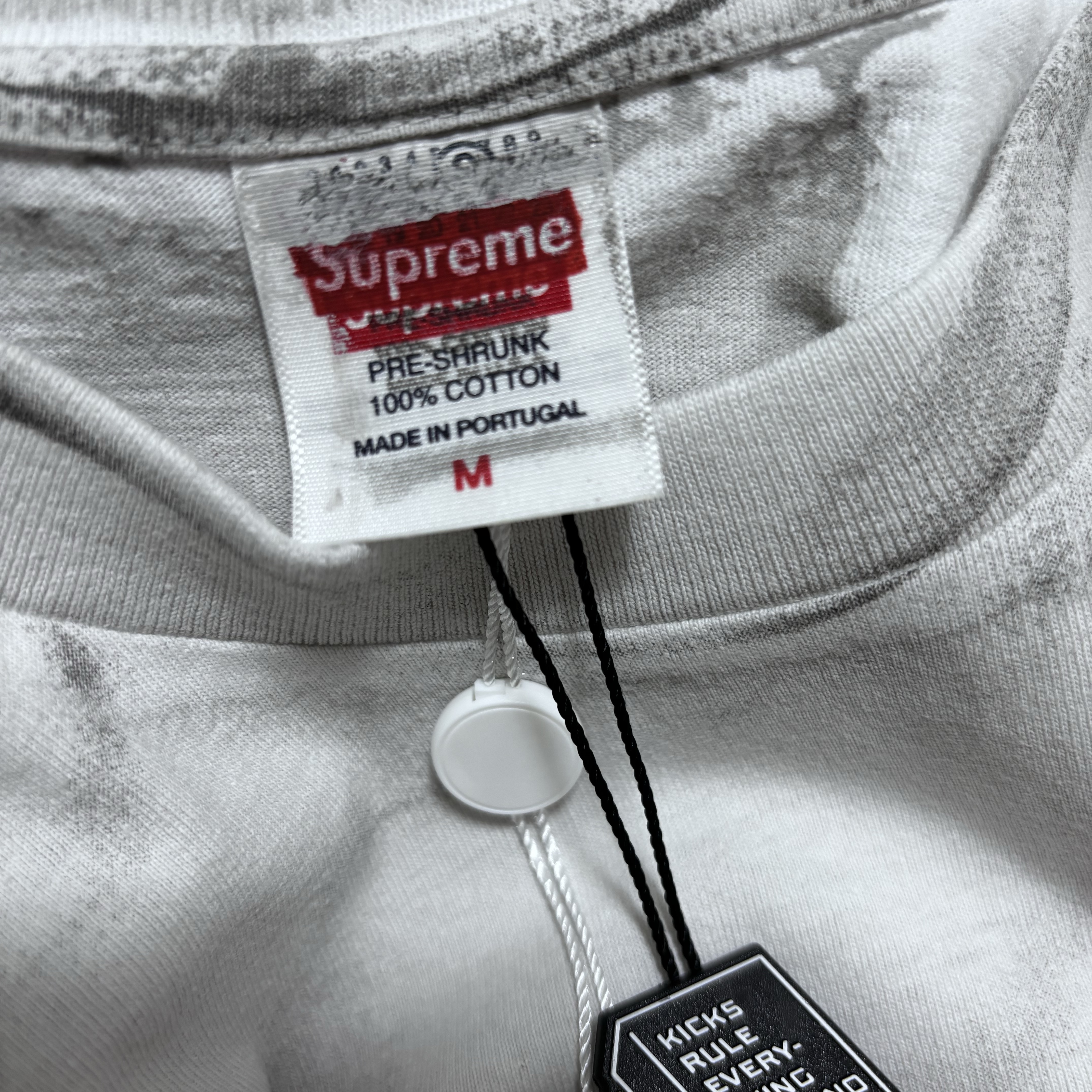 Supreme x MM6 Maison Margiela Box Logo T-Shirt White - 24SS 착용 스타일 - 1